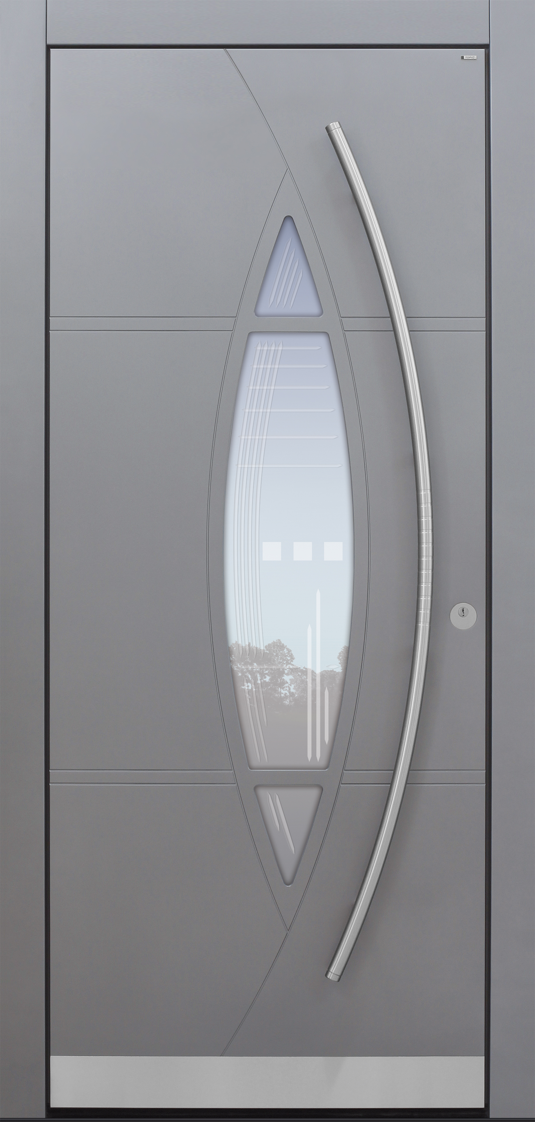 Haustür modern, grau, Topiccore, Sicherheitstür, passivhaustauglich, besser als alu, Glas Haustür modern, grau, Topiccore, Sicherheitstür, passivhaustauglich, besser als alu, Glas