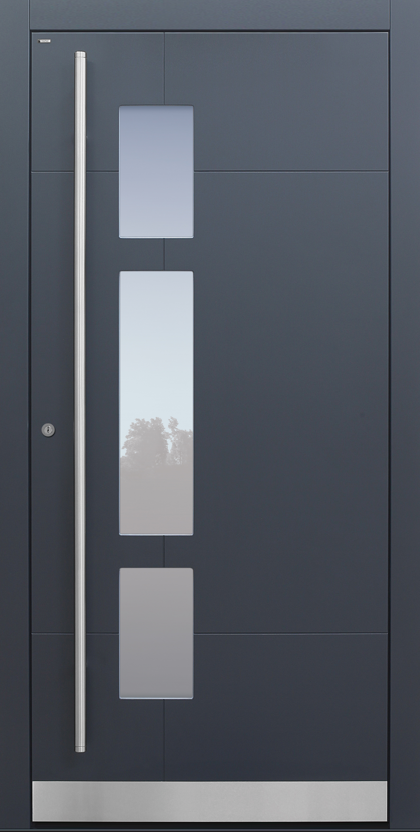 Haustür anthrazit mit Option Designpaket Modell A250 Haustür anthrazit mit Option Designpaket Modell A250