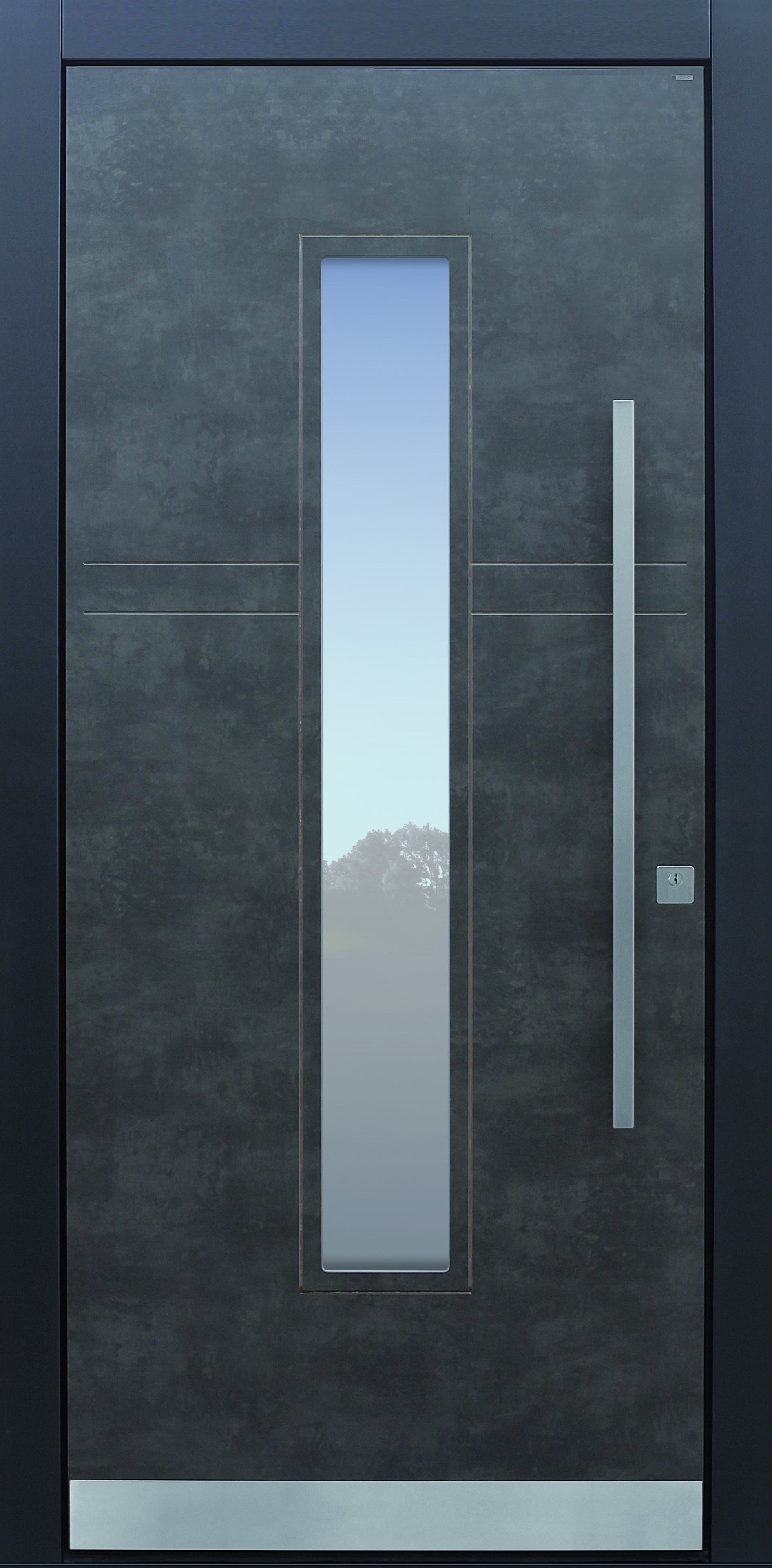 Haustür modern, Exterior, Prado Agate Grey, Sicherheitstür, passivhaustauglich, besser als Alu, Glas Haustür modern, Exterior, Prado Agate Grey, Sicherheitstür, passivhaustauglich, besser als Alu, Glas