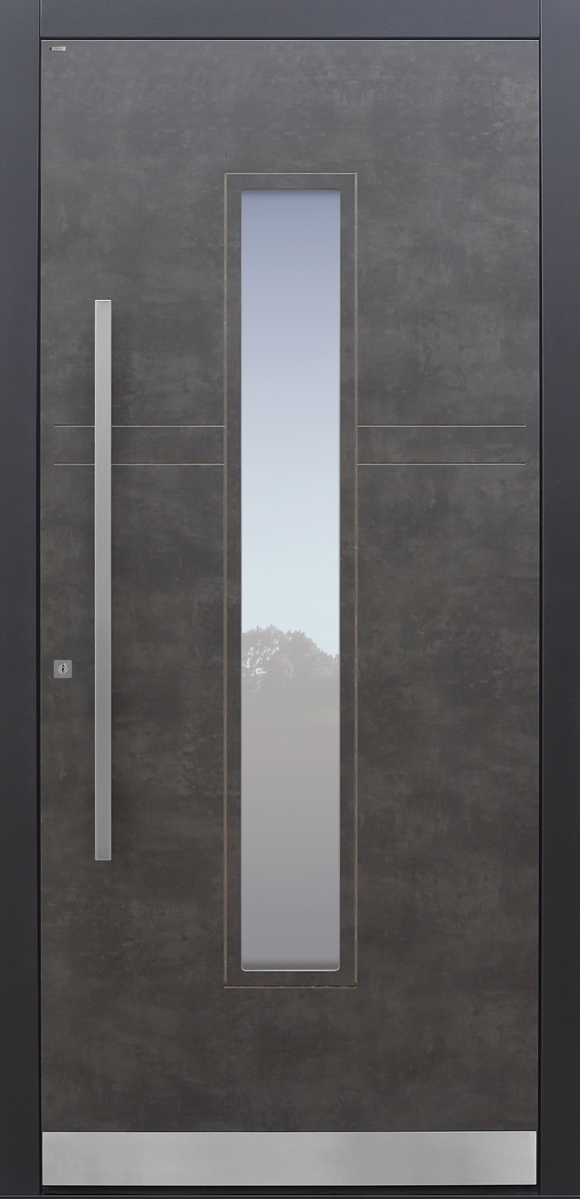 Haustür Exterior Prado Agate Grey mit Option Designpaket Modell A483 Haustür Exterior Prado Agate Grey mit Option Designpaket Modell A483
