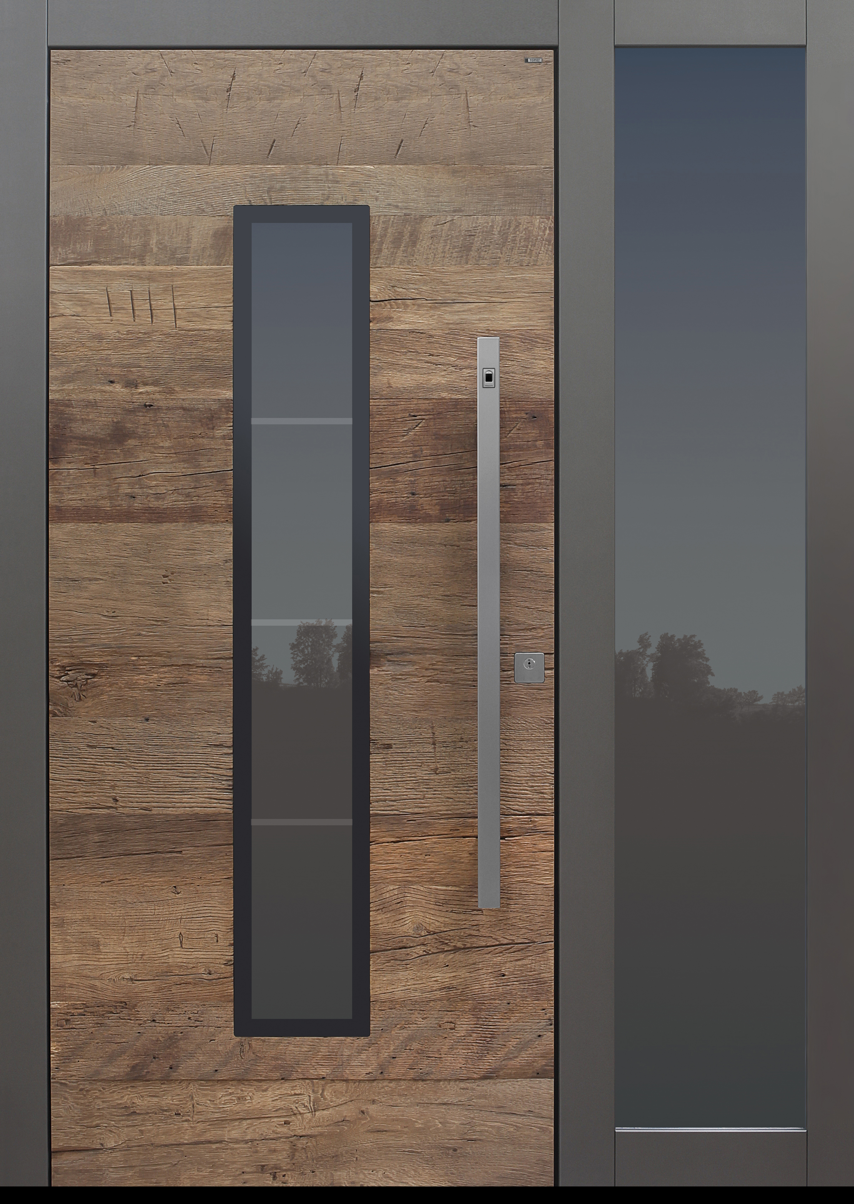 Haustür modern, Holz, Altholz, Eiche, Seitenteil, Sicherheitstür, passivhaustauglich, besser als alu, Glas Haustür modern, Holz, Altholz, Eiche, Seitenteil, Sicherheitstür, passivhaustauglich, besser als alu, Glas