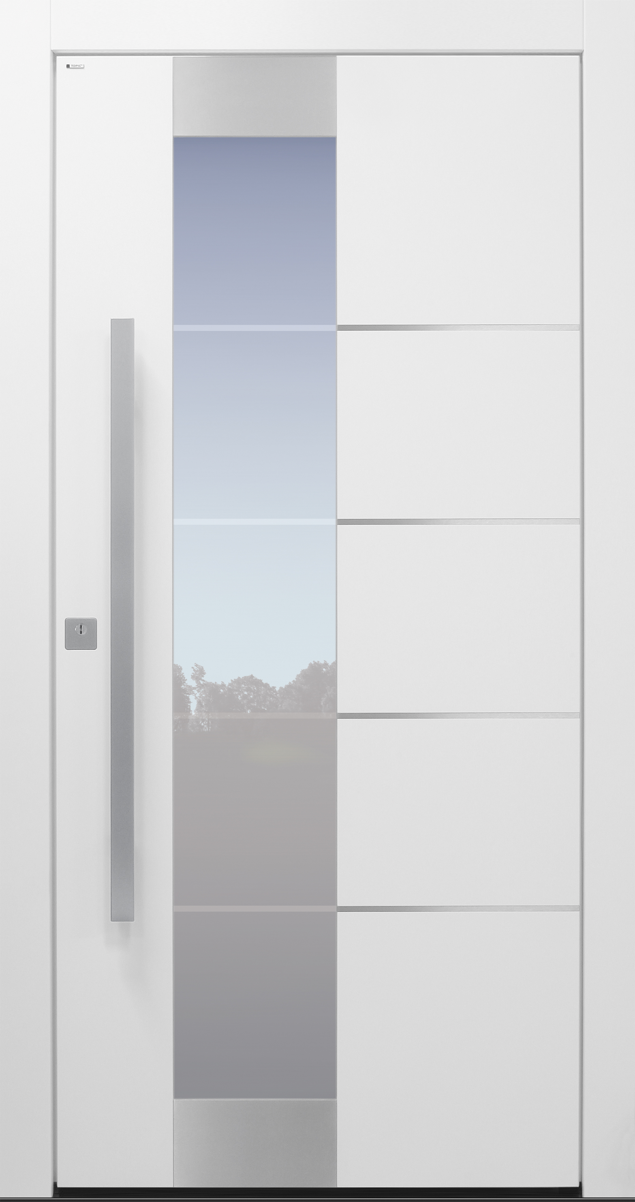 Haustür modern, weiß, TOPICcore, Edelstahl, Sicherheitstür, passivhaustauglich, besser als Alu, Glas Haustür modern, weiß, TOPICcore, Edelstahl, Sicherheitstür, passivhaustauglich, besser als Alu, Glas