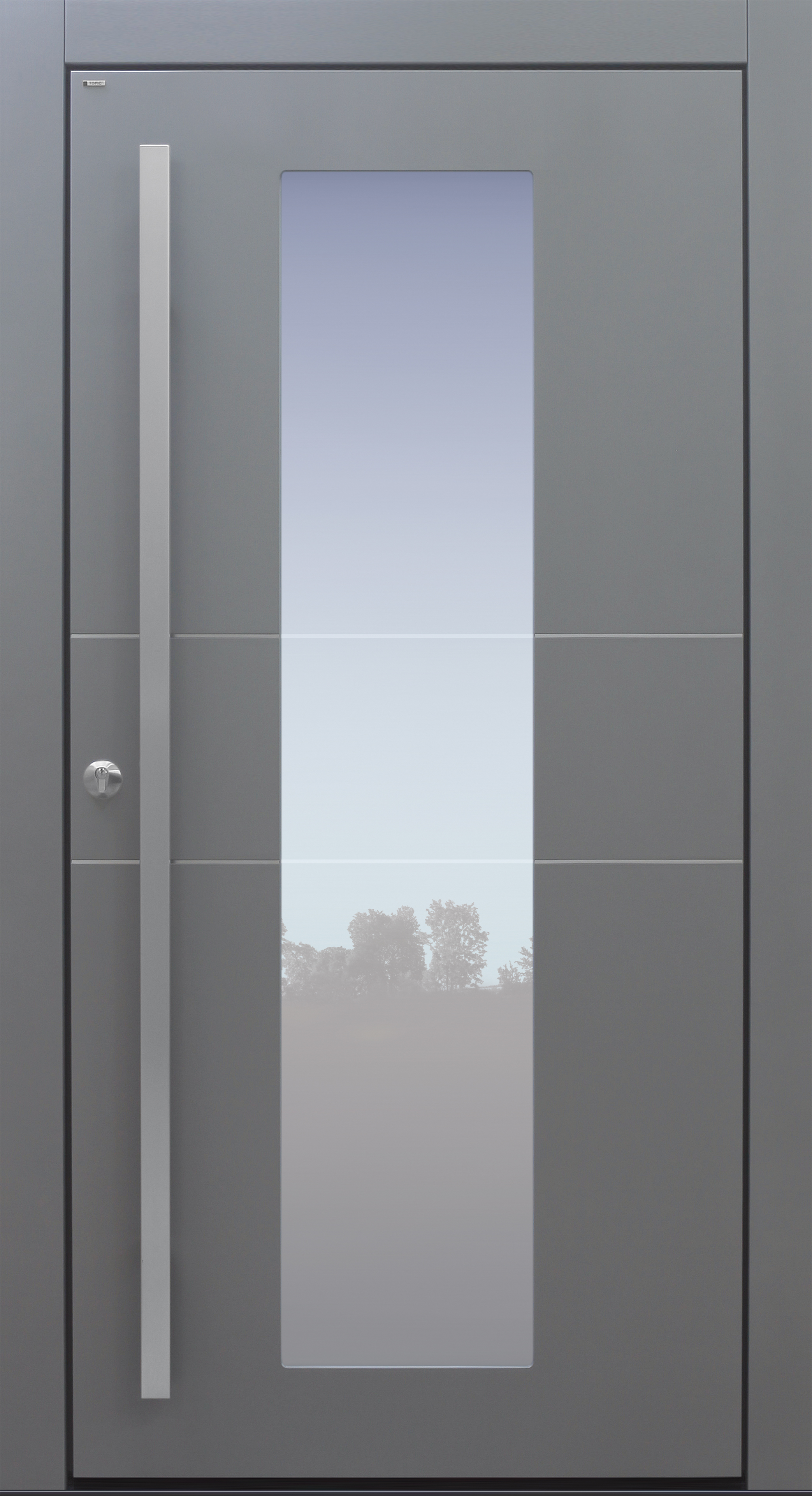 Haustür modern, grau, TOPICcore, Sicherheitstür, passivhaustauglich, besser als Alu, Glas Haustür modern, grau, TOPICcore, Sicherheitstür, passivhaustauglich, besser als Alu, Glas