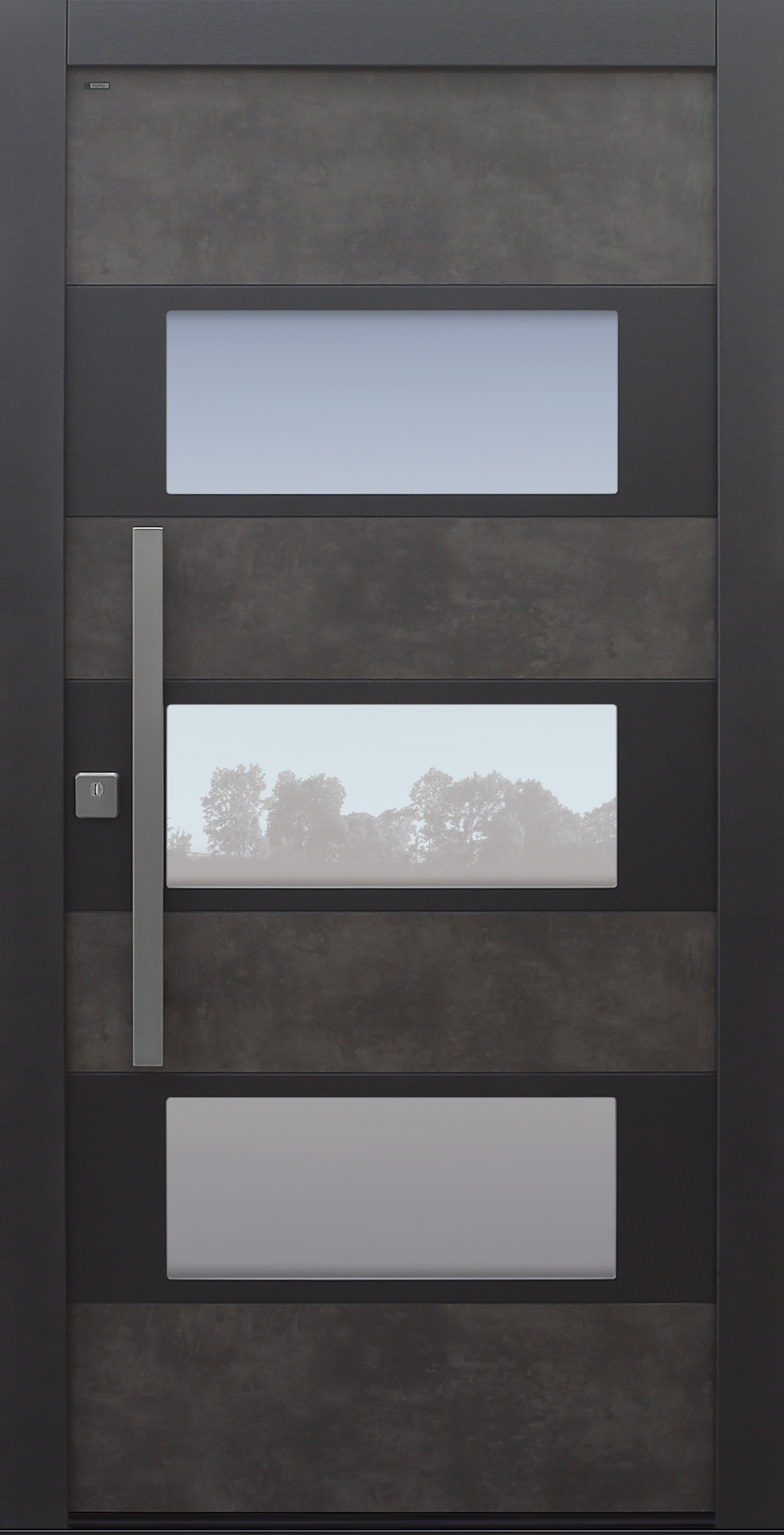 Haustür modern, TOPICcore, grau, Exterior, Prado Agate Grey, Sicherheitstür, passivhaustauglich, besser als Alu, Glas Haustür modern, TOPICcore, grau, Exterior, Prado Agate Grey, Sicherheitstür, passivhaustauglich, besser als Alu, Glas
