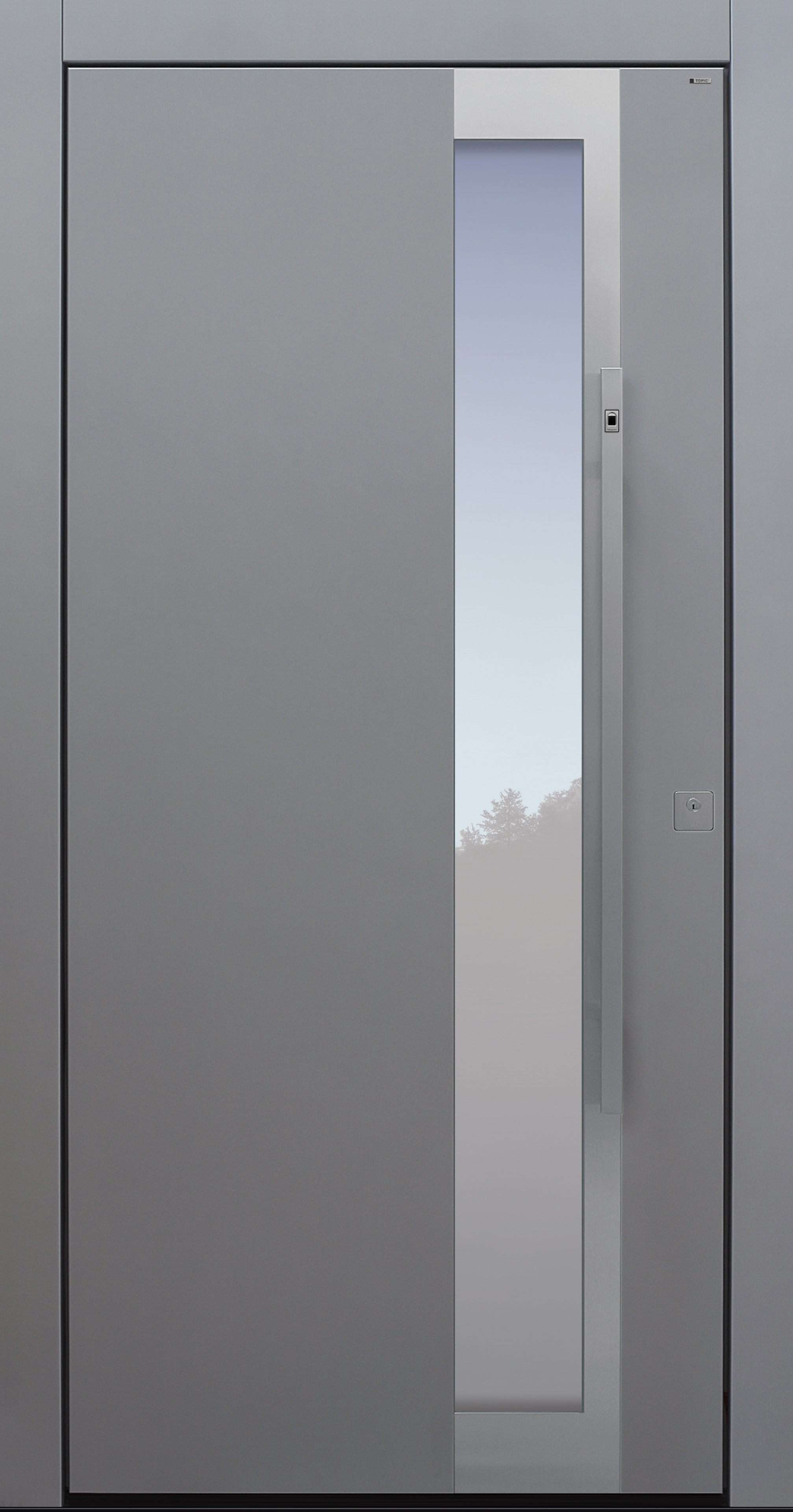 Haustür modern, TOPICcore, hellgrau, Sicherheitstür, passivhaustauglich, besser als Alu, Glas, Fingerprint Haustür modern, TOPICcore, hellgrau, Sicherheitstür, passivhaustauglich, besser als Alu, Glas, Fingerprint