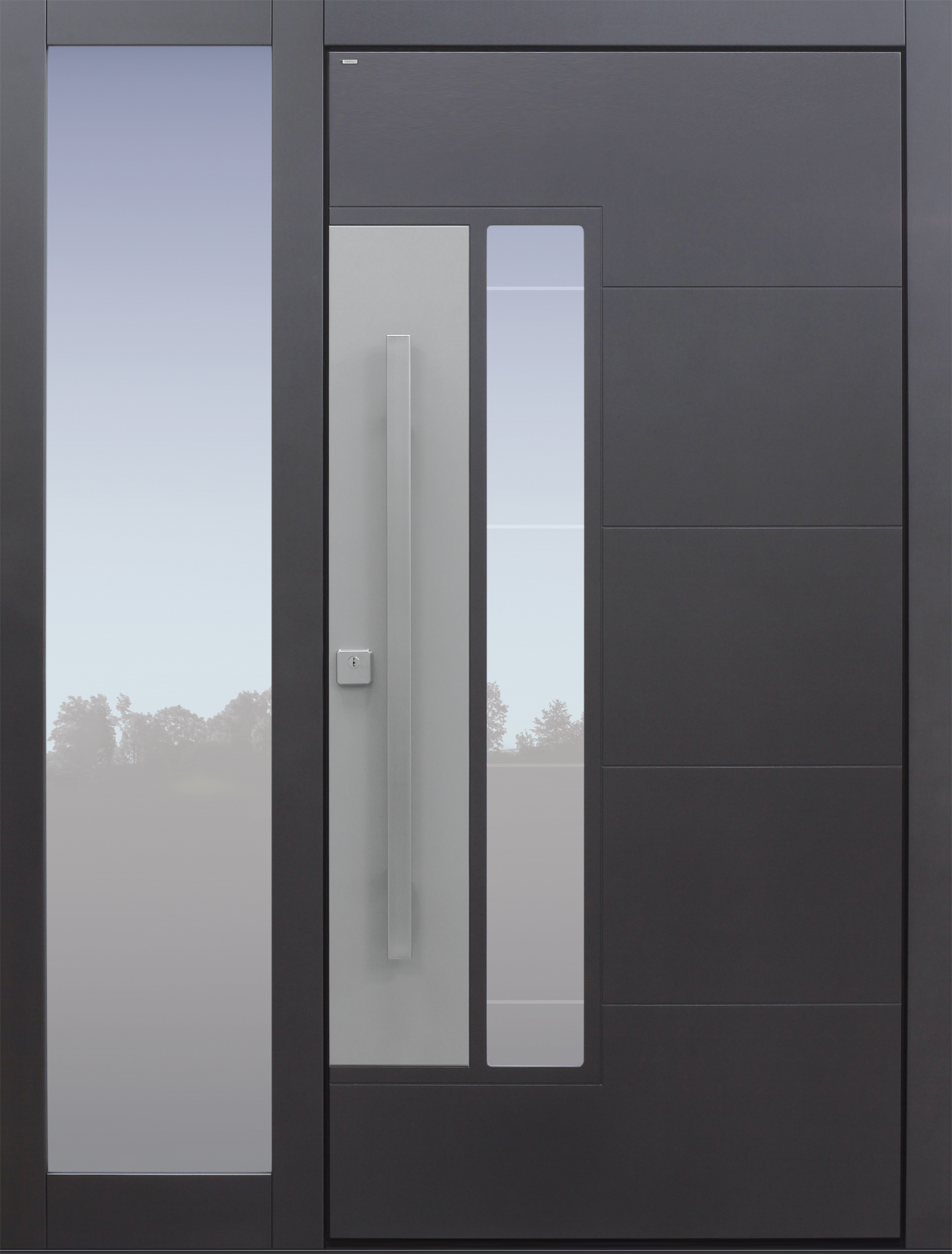 Haustür modern, anthrazit, Topiccore, Edelstahl, Seitenteil, Sicherheitstür, passivhaustauglich, besser als alu, Glas Haustür modern, anthrazit, Topiccore, Edelstahl, Seitenteil, Sicherheitstür, passivhaustauglich, besser als alu, Glas