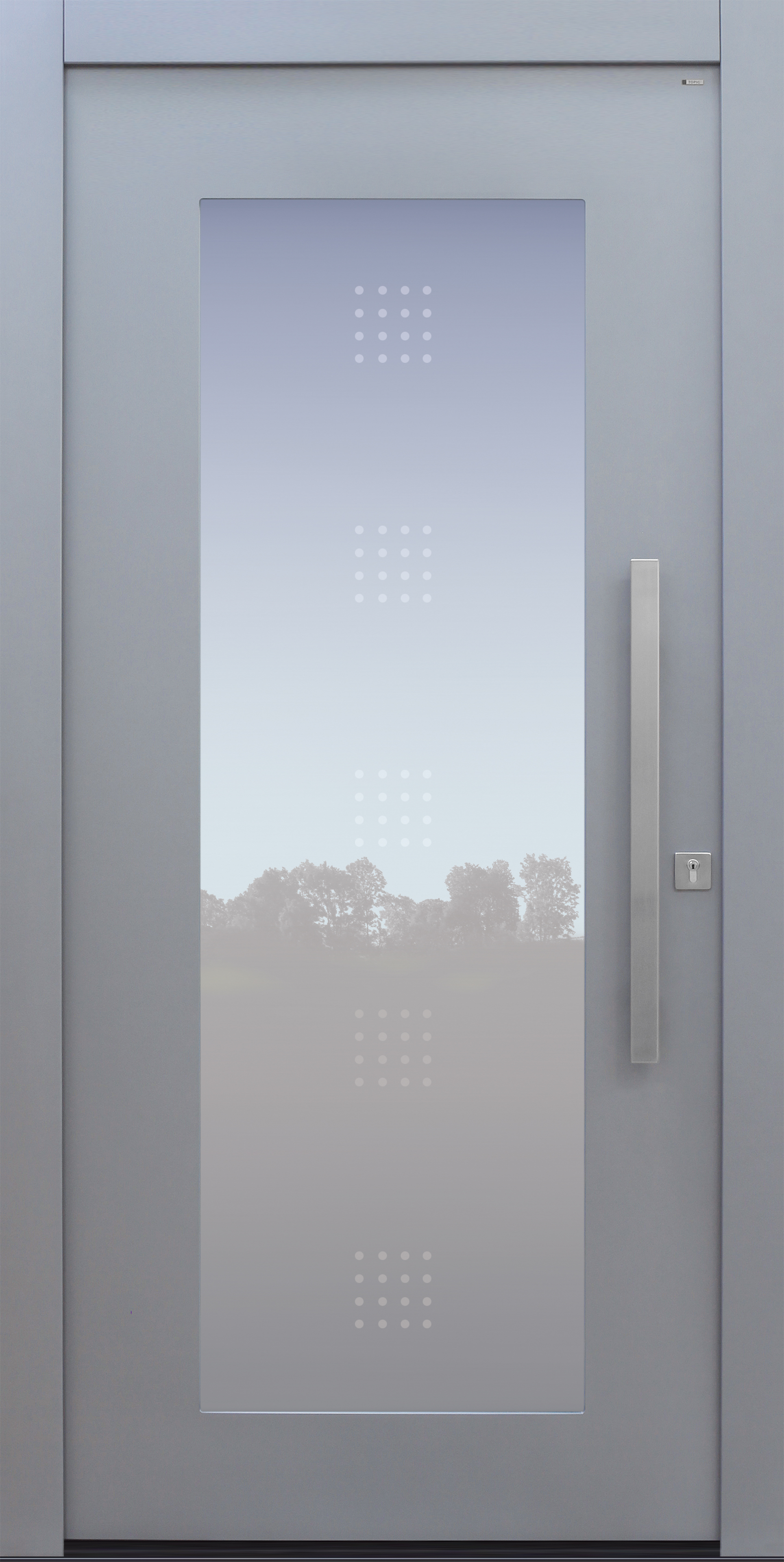 Haustür modern, grau, TOPICcore, Sicherheitstür, besser als Alu, Glas, Glsamotiv Haustür modern, grau, TOPICcore, Sicherheitstür, besser als Alu, Glas, Glsamotiv
