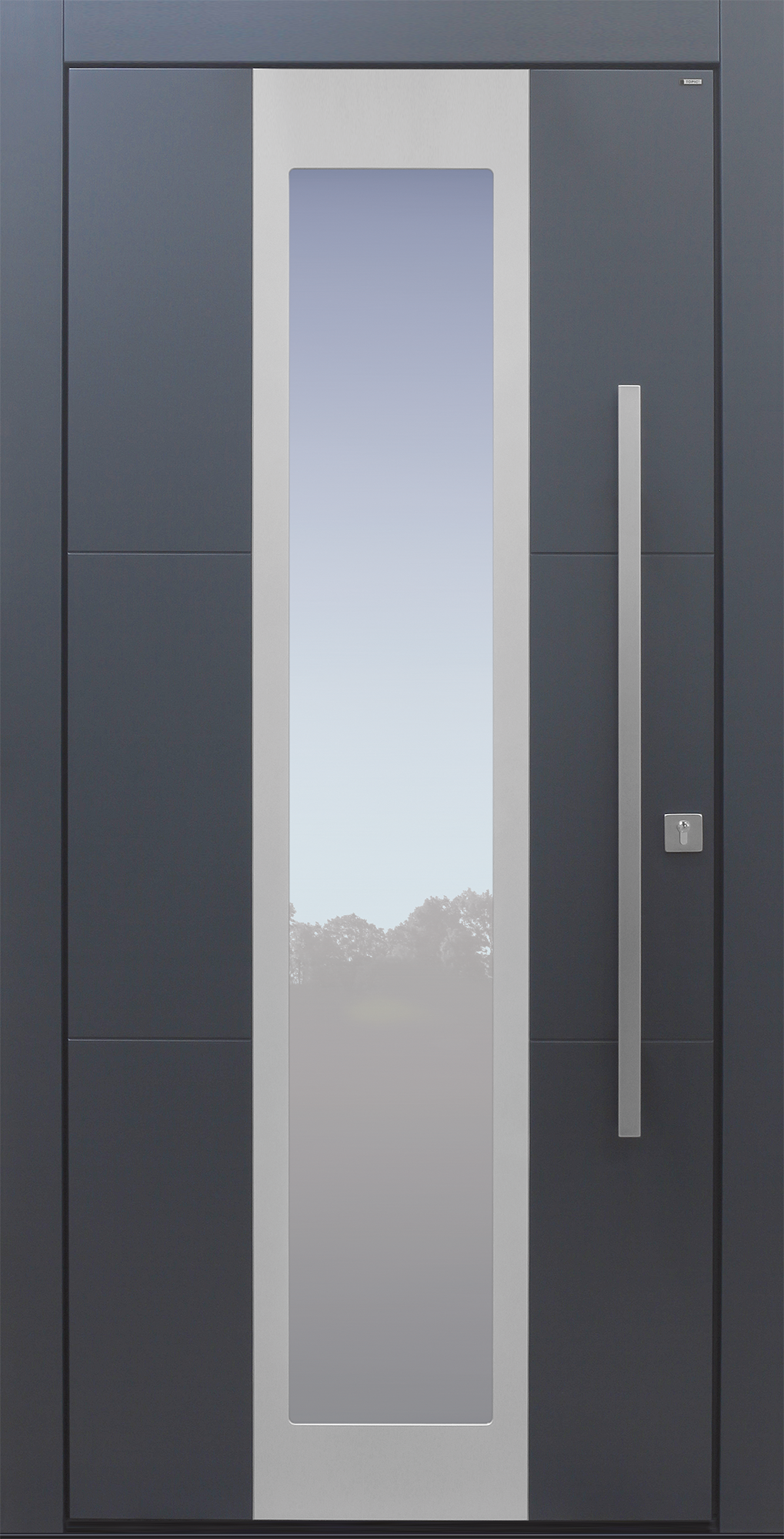 Haustür modern, grau Topiccore, Sicherheitstür, passivhaustauglich, besser als alu, Glas Haustür modern, grau Topiccore, Sicherheitstür, passivhaustauglich, besser als alu, Glas