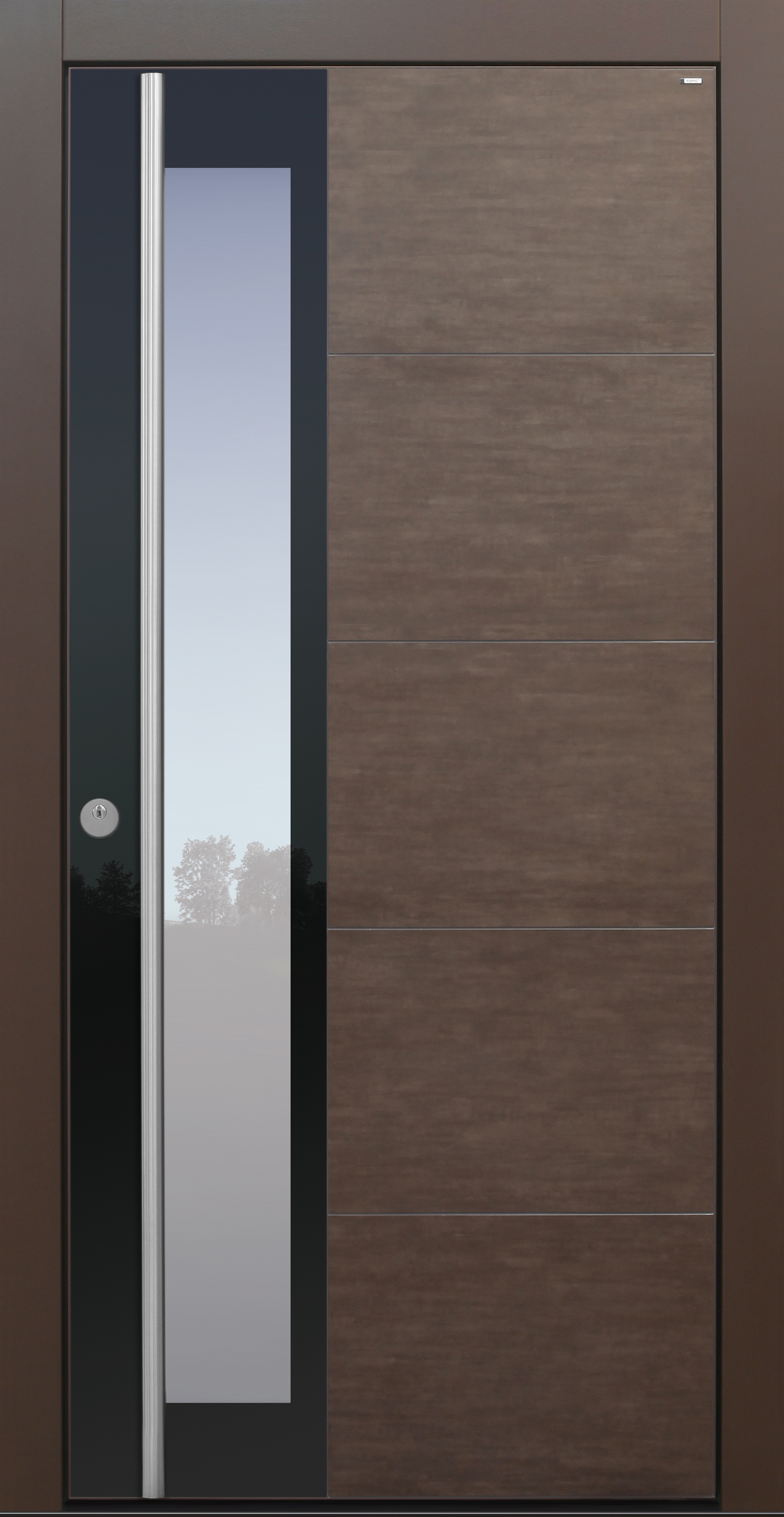 Haustür, modern, braun, Topiccore, Keramik, Lamiera, Edelstahl, Sicherheitstür, passivhaustauglich, besser als Alu, Glas Haustür, modern, braun, Lamiera, Topiccore, Keramik, Edelstahl, Sicherheitstür, passivhaustauglich, besser als Alu, Glas