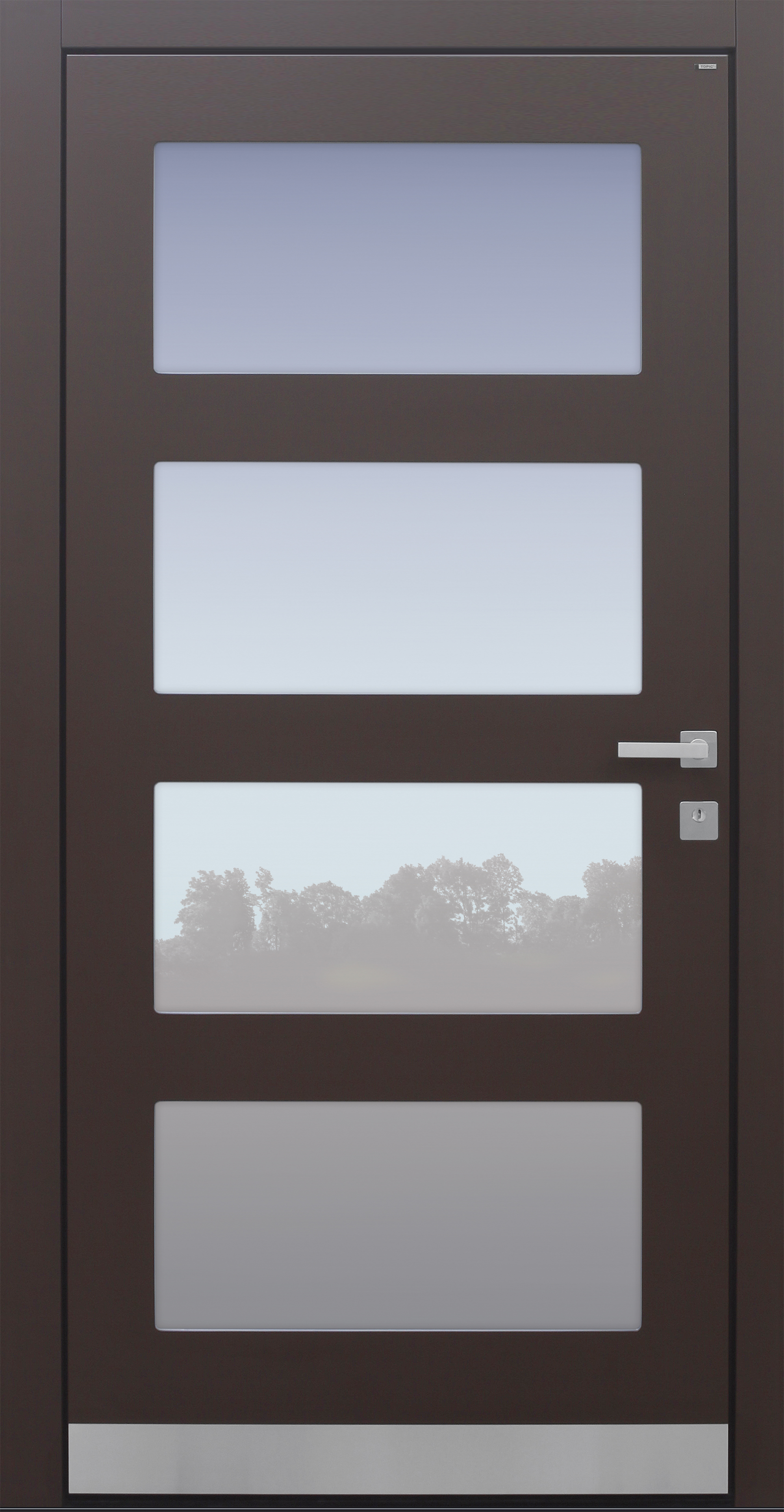 Haustür modern, braun, Topiccore, Sicherheitstür, passivhaustauglich, besser als alu, Glas Haustür modern, braun, Topiccore, Sicherheitstür, passivhaustauglich, besser als alu, Glas