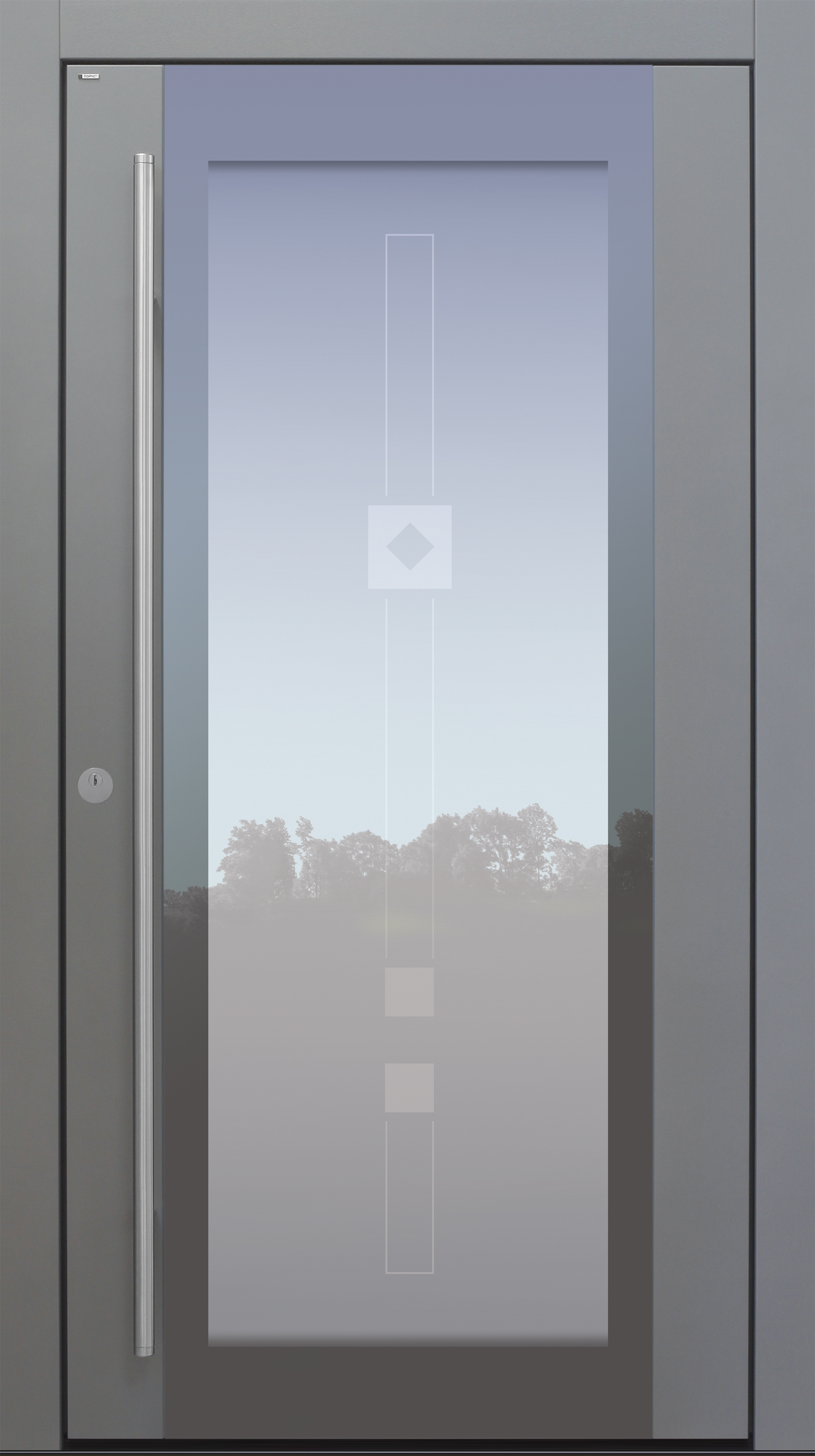 Haustür modern, grau, TOPICcore, Sicherheitstür, passivhaustauglich, besser als Alu, Glas, Glasmotiv Haustür modern, grau, TOPICcore, Sicherheitstür, passivhaustauglich, besser als Alu, Glas, Glasmotiv