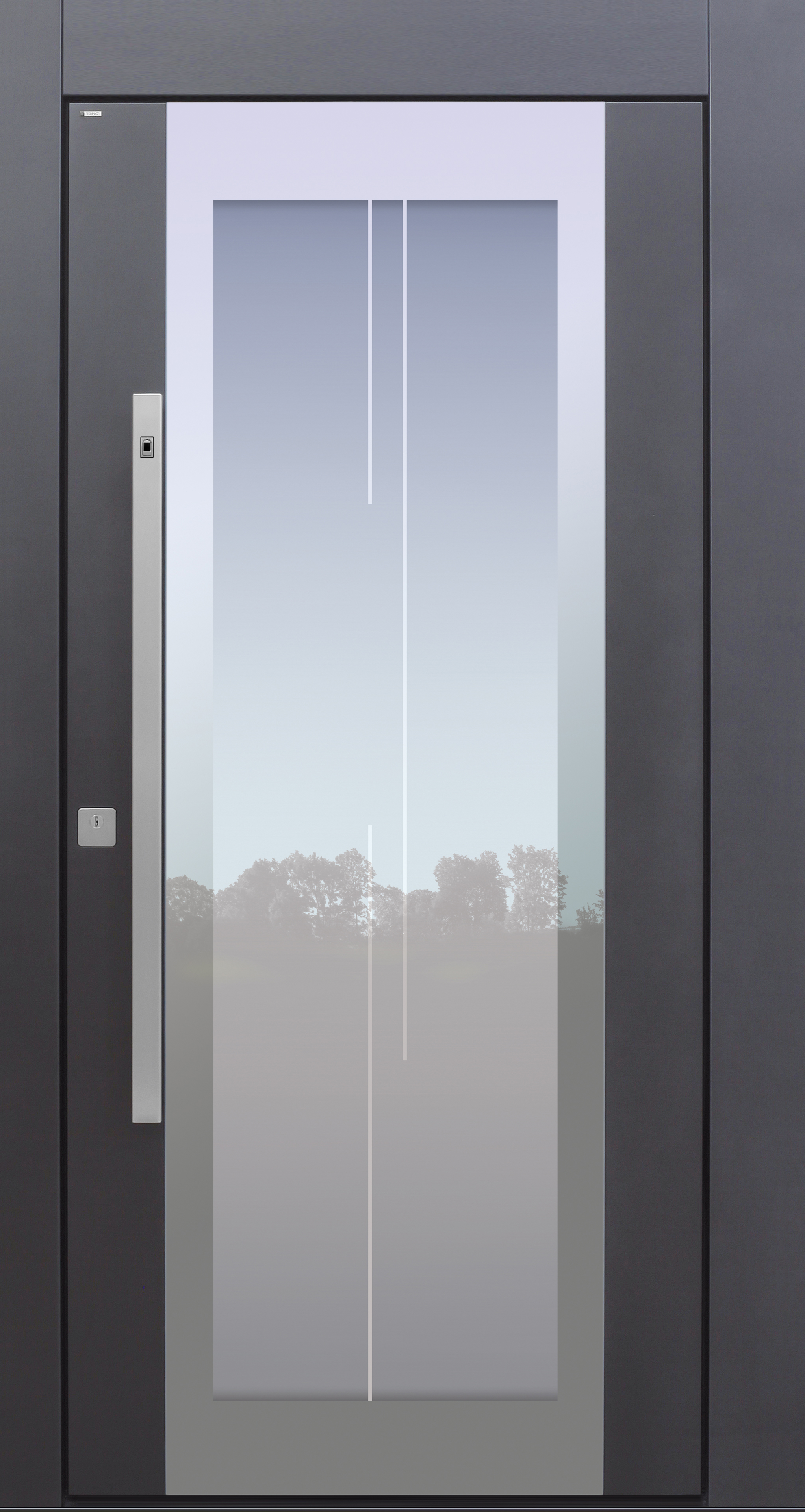 Haustür modern, anthrazit, TOPICcore, Fingerprint, Sicherheitstür, passivhaustauglich, besser als Alu, Glas Haustür modern, anthrazit, TOPICcore, Fingerprint, Sicherheitstür, passivhaustauglich, besser als Alu, Glas