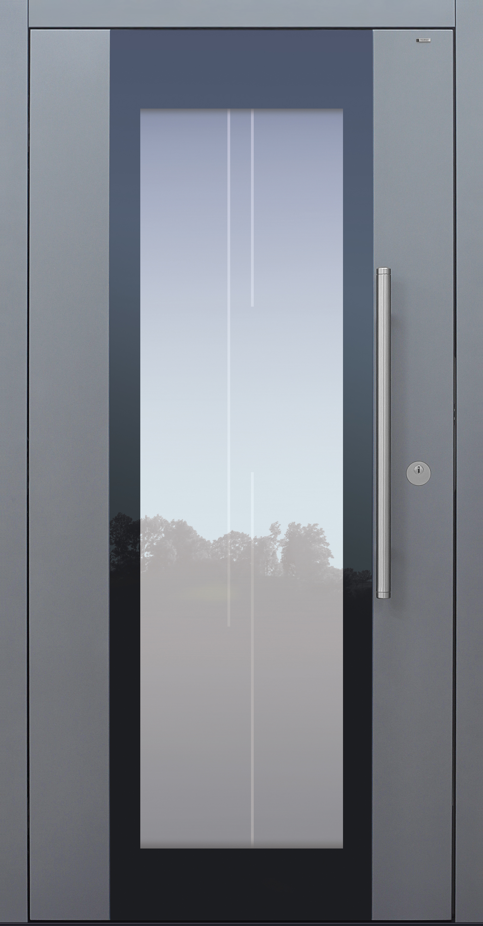 Haustür modern, TOPICcore, grau, Sicherheitstür, passivhaustauglich, besser als Alu, Glas Haustür modern, TOPICcore, grau, Sicherheitstür, passivhaustauglich, besser als Alu, Glas