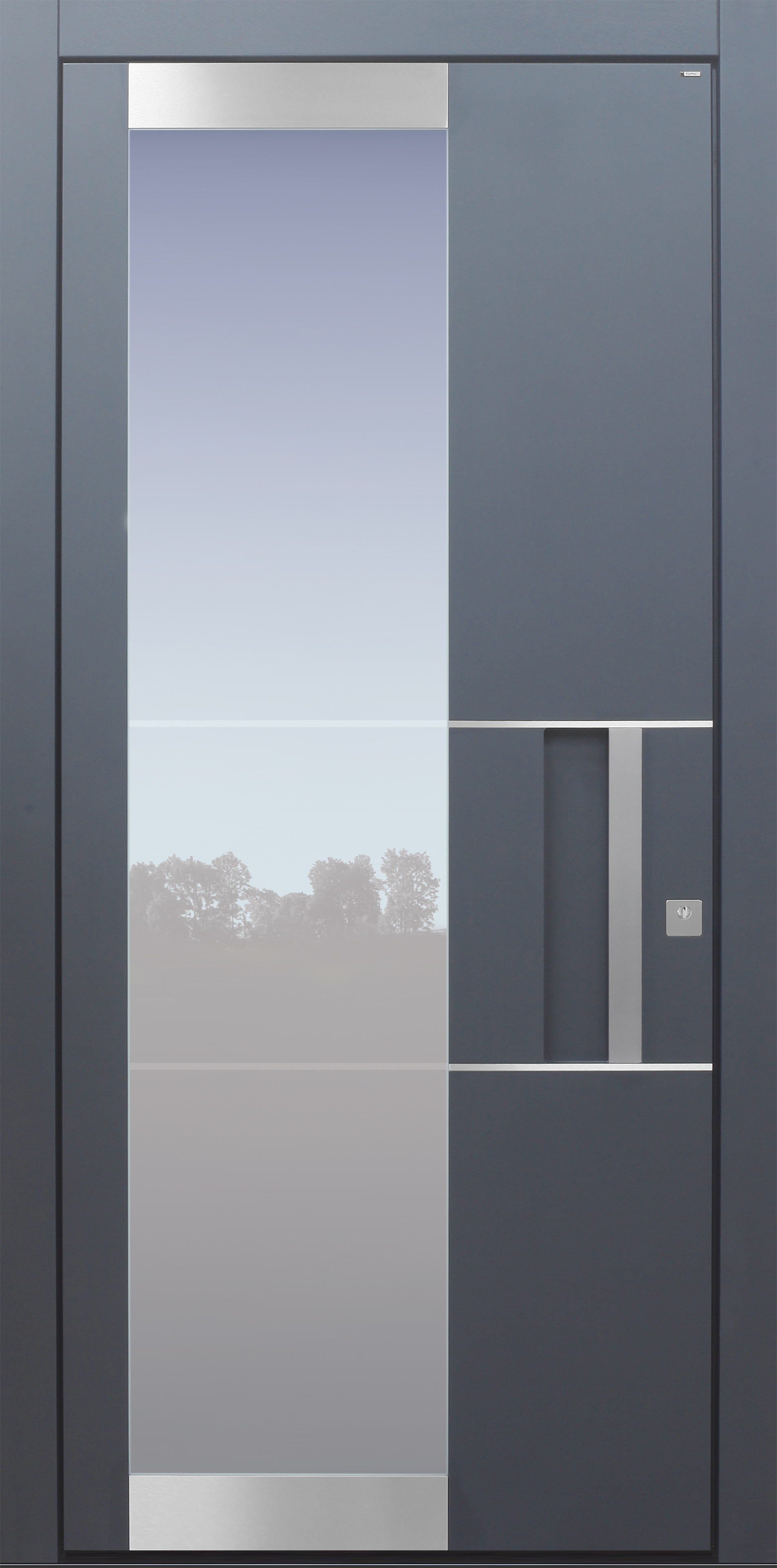 Haustür modern, anthrazit, TOPICcore, Schalengriff, Edelstahl, Sicherheitstür, passivhaustauglich, besser als Alu, Glas Haustür modern, anthrazit, TOPICcore, Schalengriff, Edelstahl, Sicherheitstür, passivhaustauglich, besser als Alu, Glas