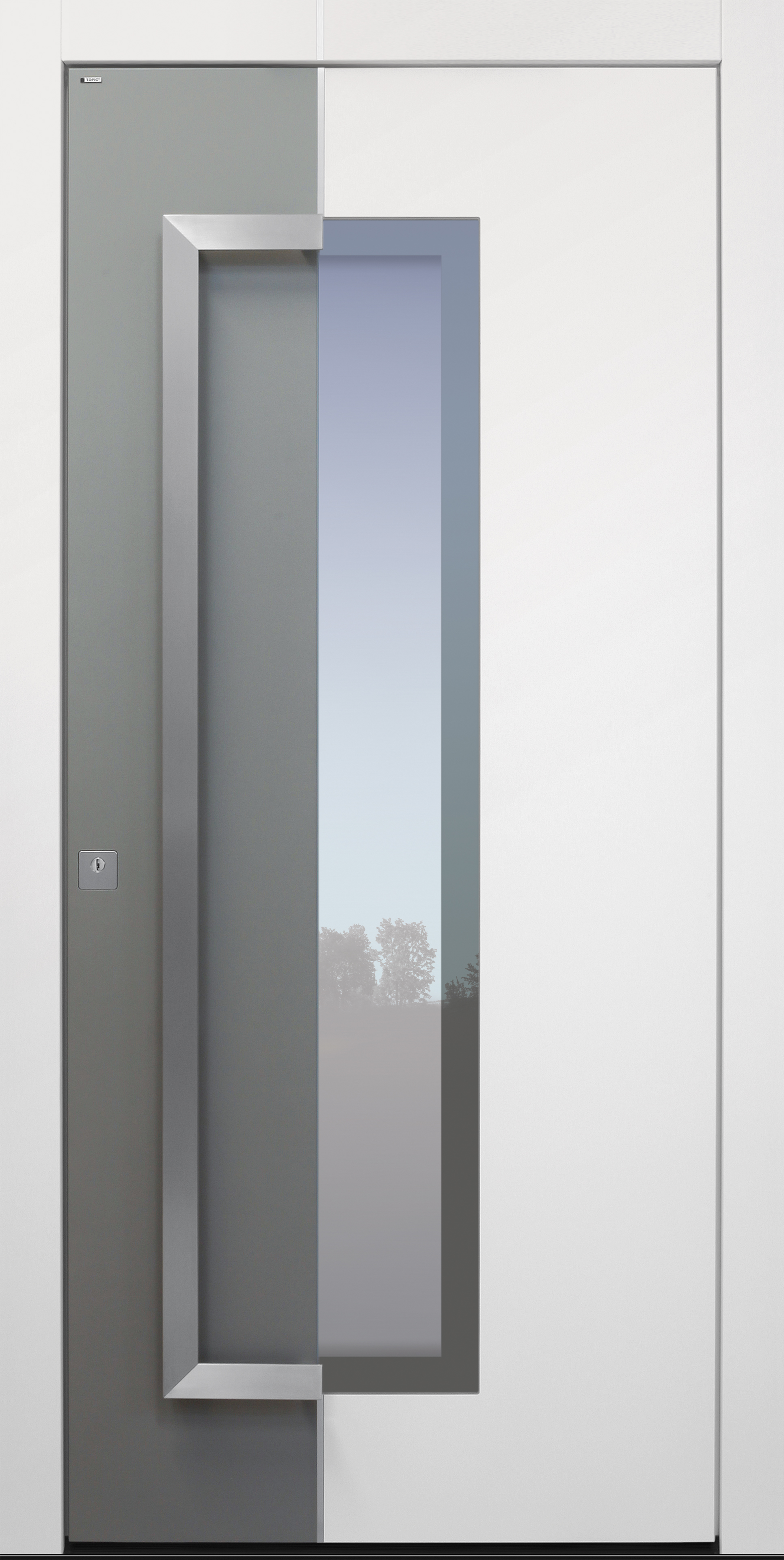 Haustür modern, weiß, TOPICcore, Edelstahl, Sicherheitstür, passivhaustauglich, besser als Alu, Glas Haustür modern, weiß, TOPICcore, Edelstahl, Sicherheitstür, passivhaustauglich, besser als Alu, Glas