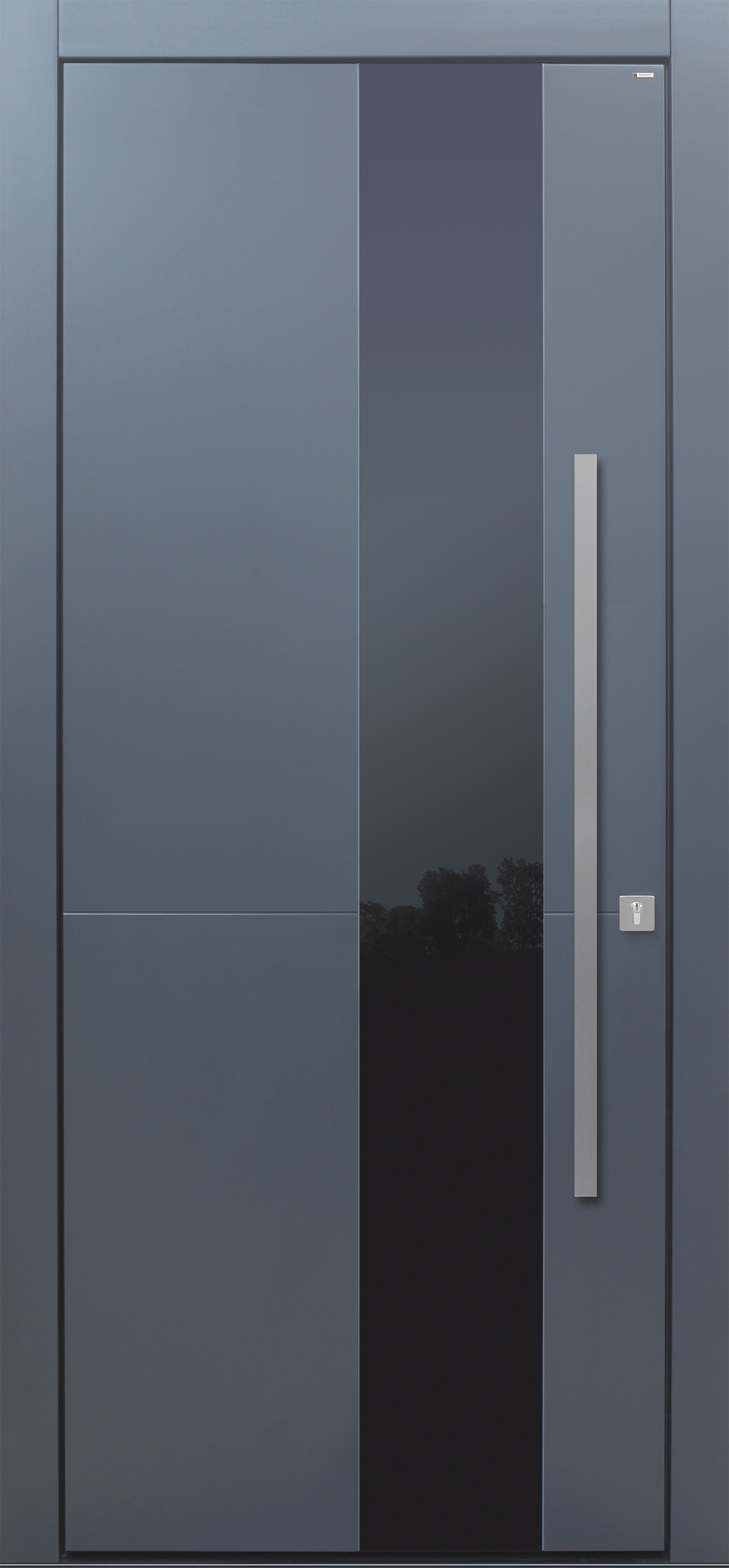 Haustür modern, grau, TOPICcore, Sicherheitstür, passivhaustauglich, besser als Alu, Glas Haustür modern, grau, TOPICcore, Sicherheitstür, passivhaustauglich, besser als Alu, Glas