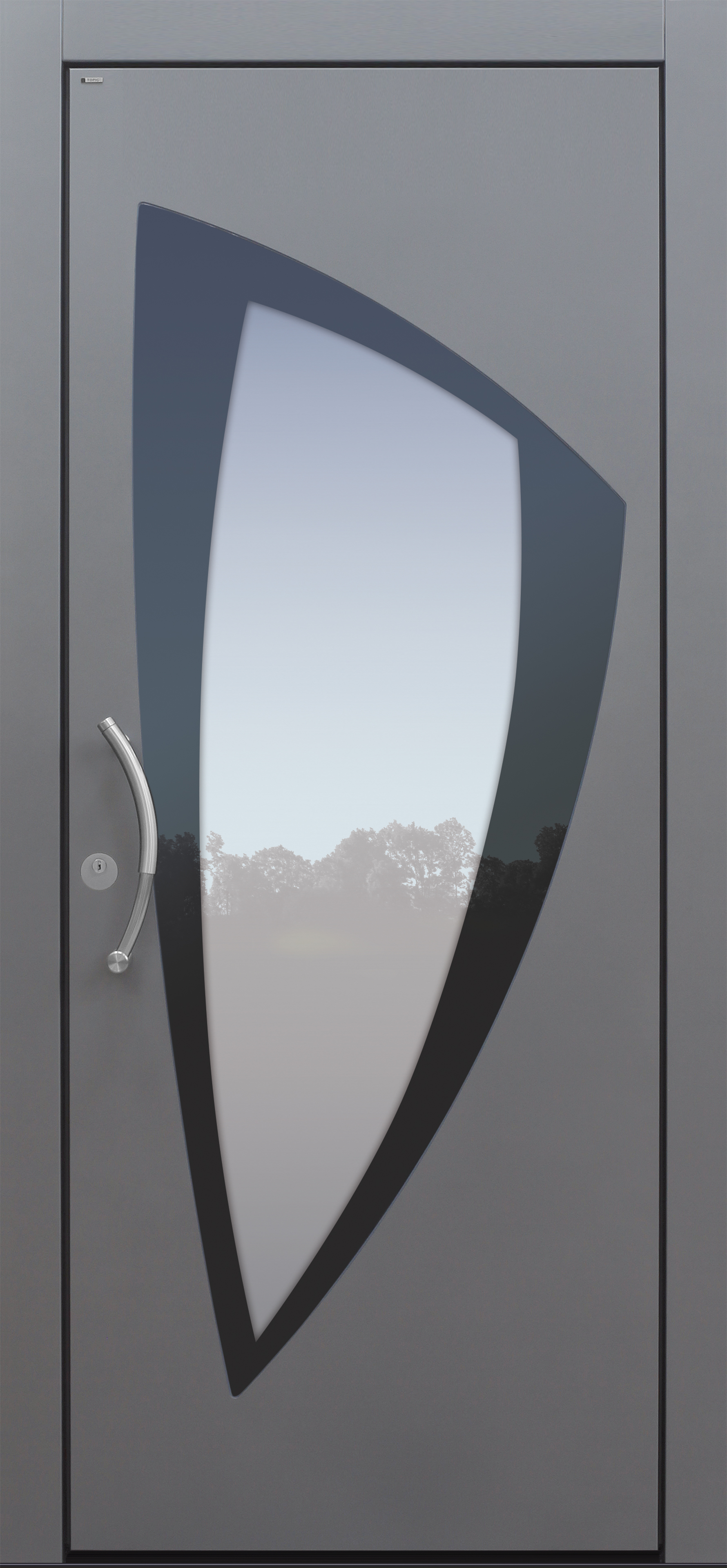 Haustür modern, grau, TOPICcore, Sicherheitstür, passivhaustauglich, besser als Alu, Glas Haustür modern, grau, TOPICcore, Sicherheitstür, passivhaustauglich, besser als Alu, Glas