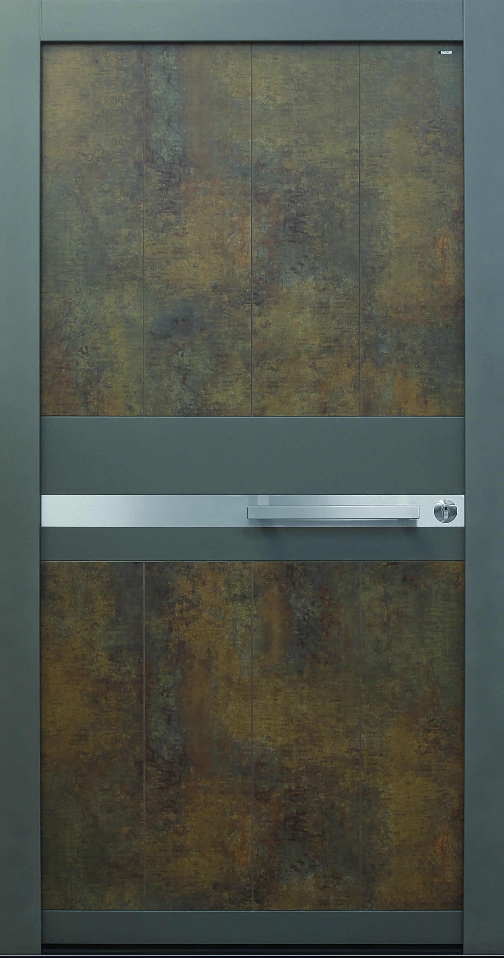 Haustür modern, anthrazit, Exterior Patina Bronze, Sicherheitstür, besser als alu Haustür modern, anthrazit, Exterior Patina Bronze, Sicherheitstür, besser als alu