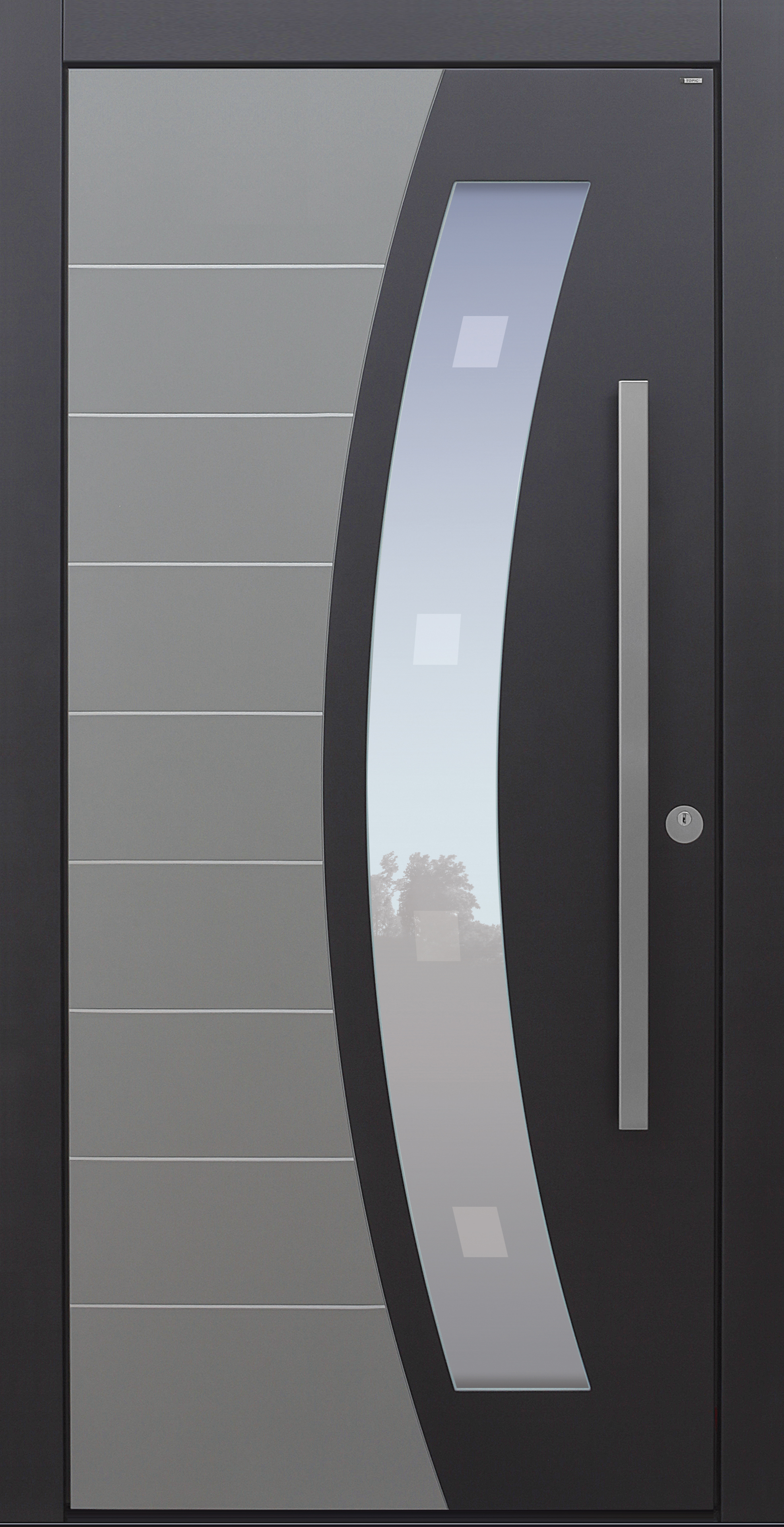 Haustür modern, RAL, TOPICcore, Grau, Sicherheitstür, passivhaustauglich, besser als Alu, Glas Haustür modern, RAL, TOPICcore, Grau, Sicherheitstür, passivhaustauglich, besser als Alu, Glas
