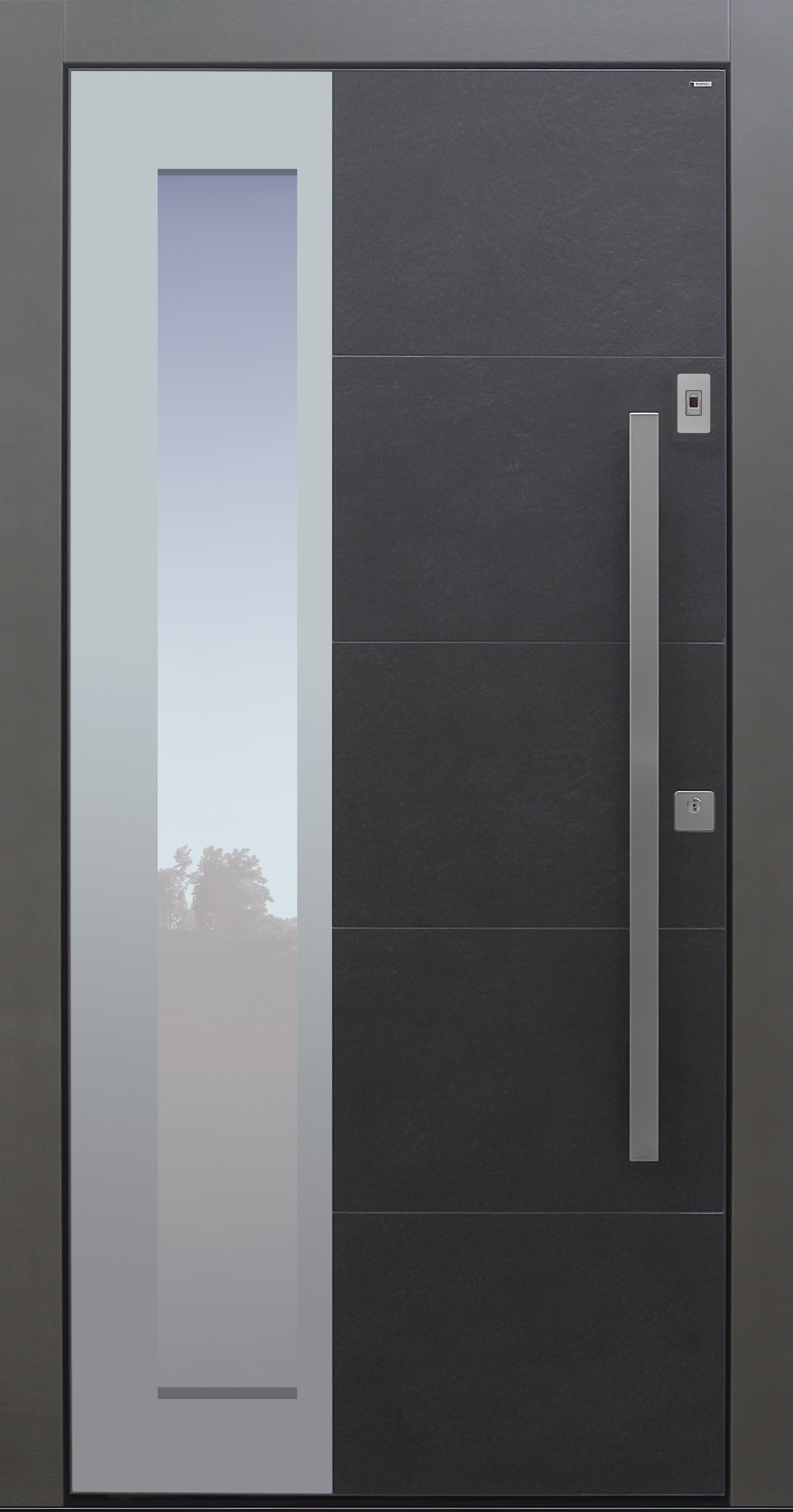 Haustür modern, Keramik, Anthrazit, Dunkelgrau, Sicherheitstür, passivhaustauglich, besser als Alu, Glas, Fingerprint Haustür modern, Keramik, Anthrazit, Dunkelgrau, Sicherheitstür, passivhaustauglich, besser als Alu, Glas, Fingerprint