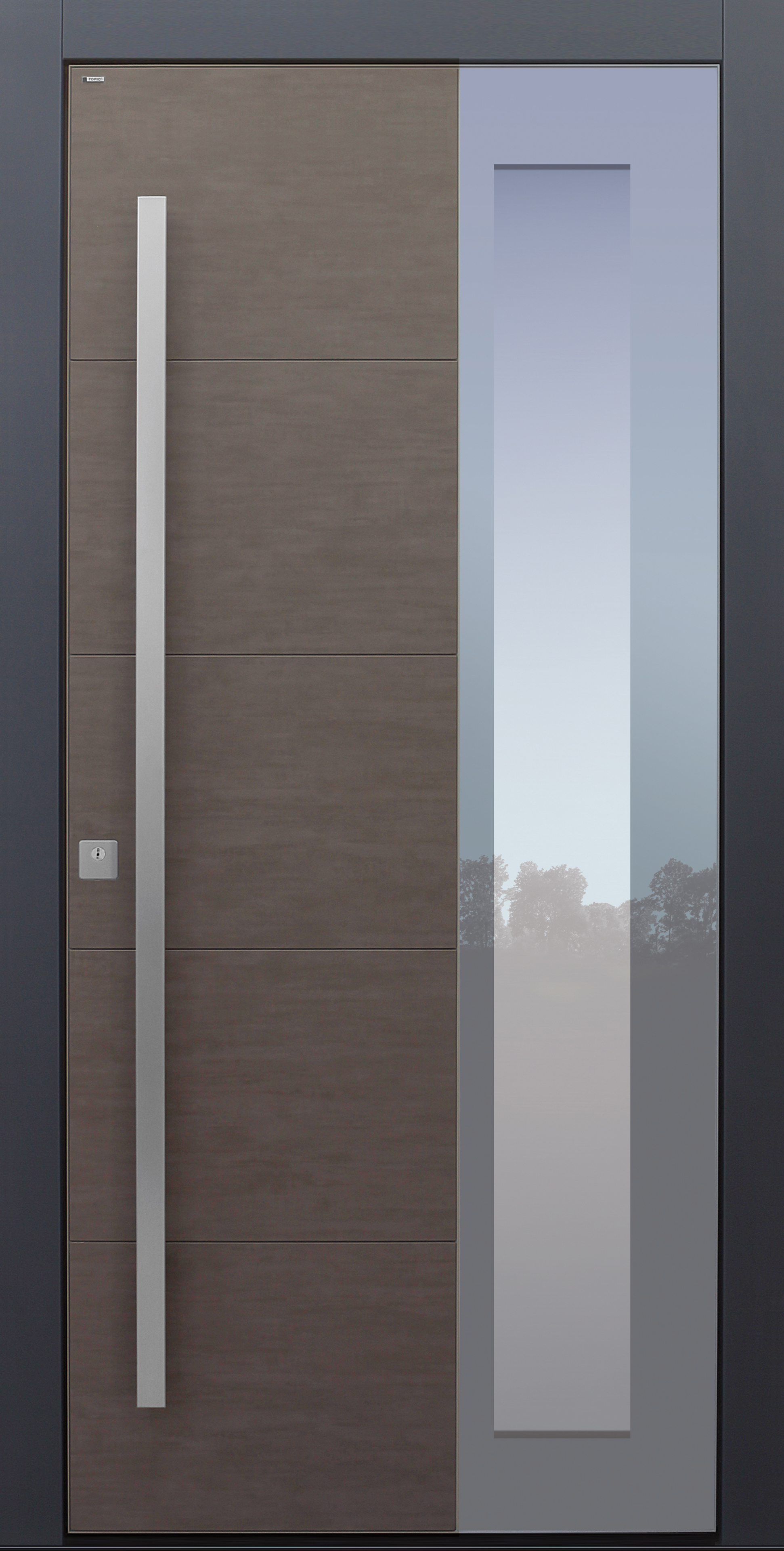 Haustür modern, Keramik, Braun, Sicherheitstür, passivhaustauglich, besser als Alu, Glas Haustür modern, Keramik, Braun, Sicherheitstür, passivhaustauglich, besser als Alu, Glas