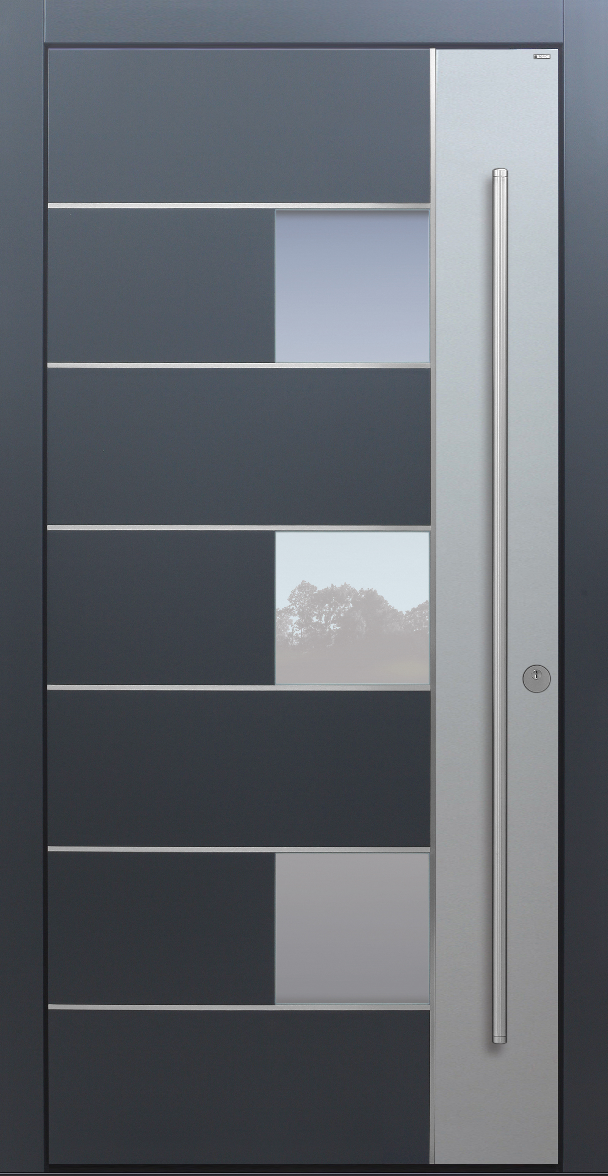 Haustür modern, TOPICcore, Anthrazit, Dunkelgrau, Sicherheitstür, passivhaustauglich, besser als Alu, Glas Haustür modern, TOPICcore, Anthrazit, Dunkelgrau, Sicherheitstür, passivhaustauglich, besser als Alu, Glas
