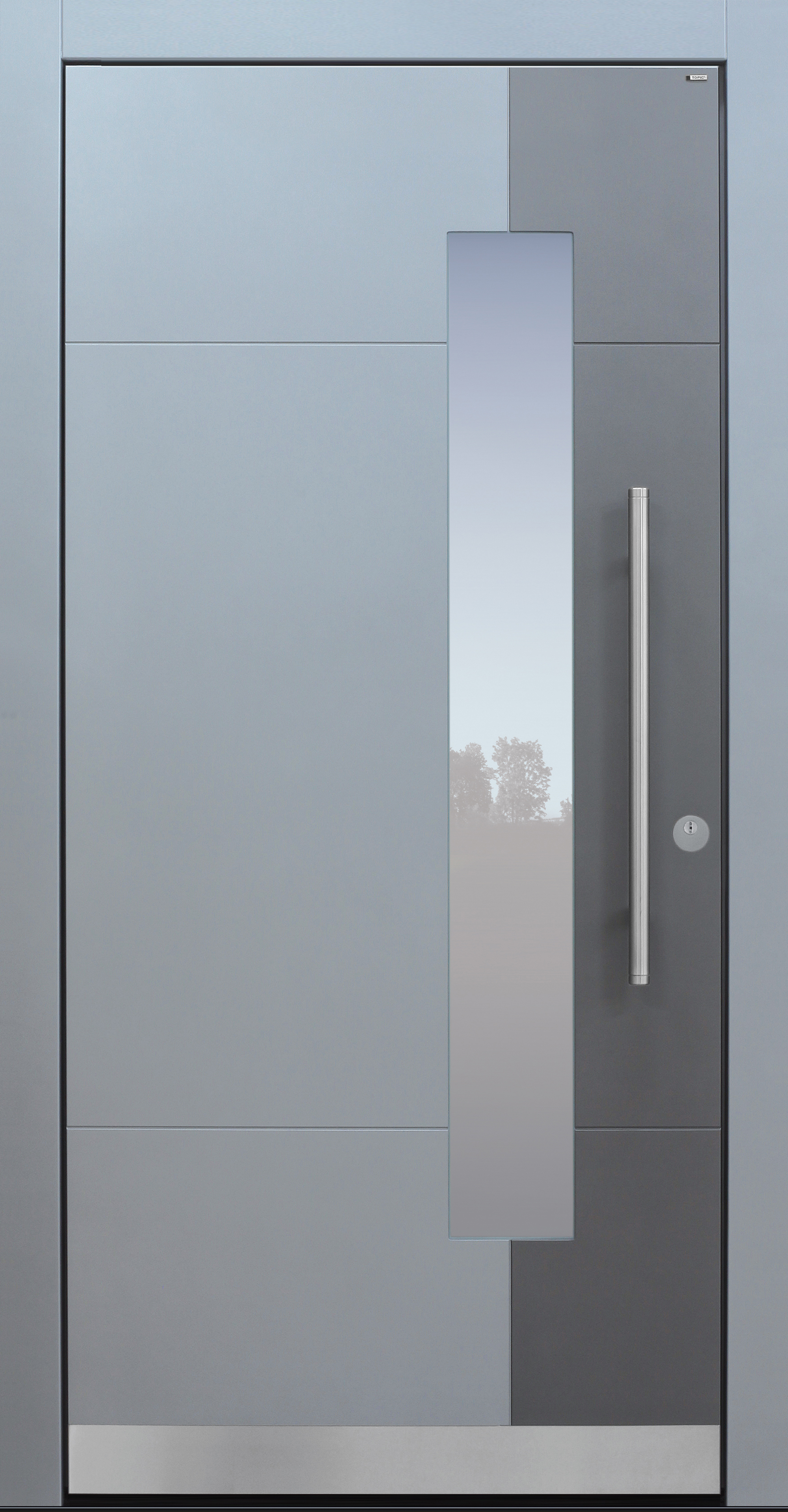 Haustür modern, TOPICcore, Grau, Sicherheitstür, passivhaustauglich, besser als Alu, Glas Haustür modern, TOPICcore, Grau, Sicherheitstür, passivhaustauglich, besser als Alu, Glas