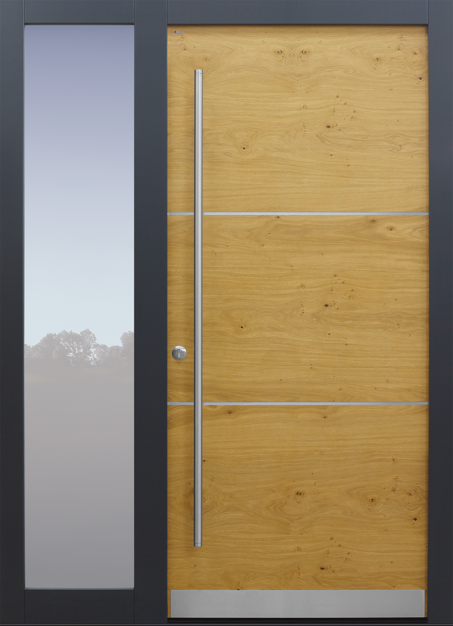 Haustür modern, Holz, Eiche, astig, Edelstahl, Seitenteil, Sicherheitstür, besser als Alu, Glas Haustür modern, Holz, Eiche, astig, Edelstahl, Seitenteil, Sicherheitstür, besser als Alu, Glas