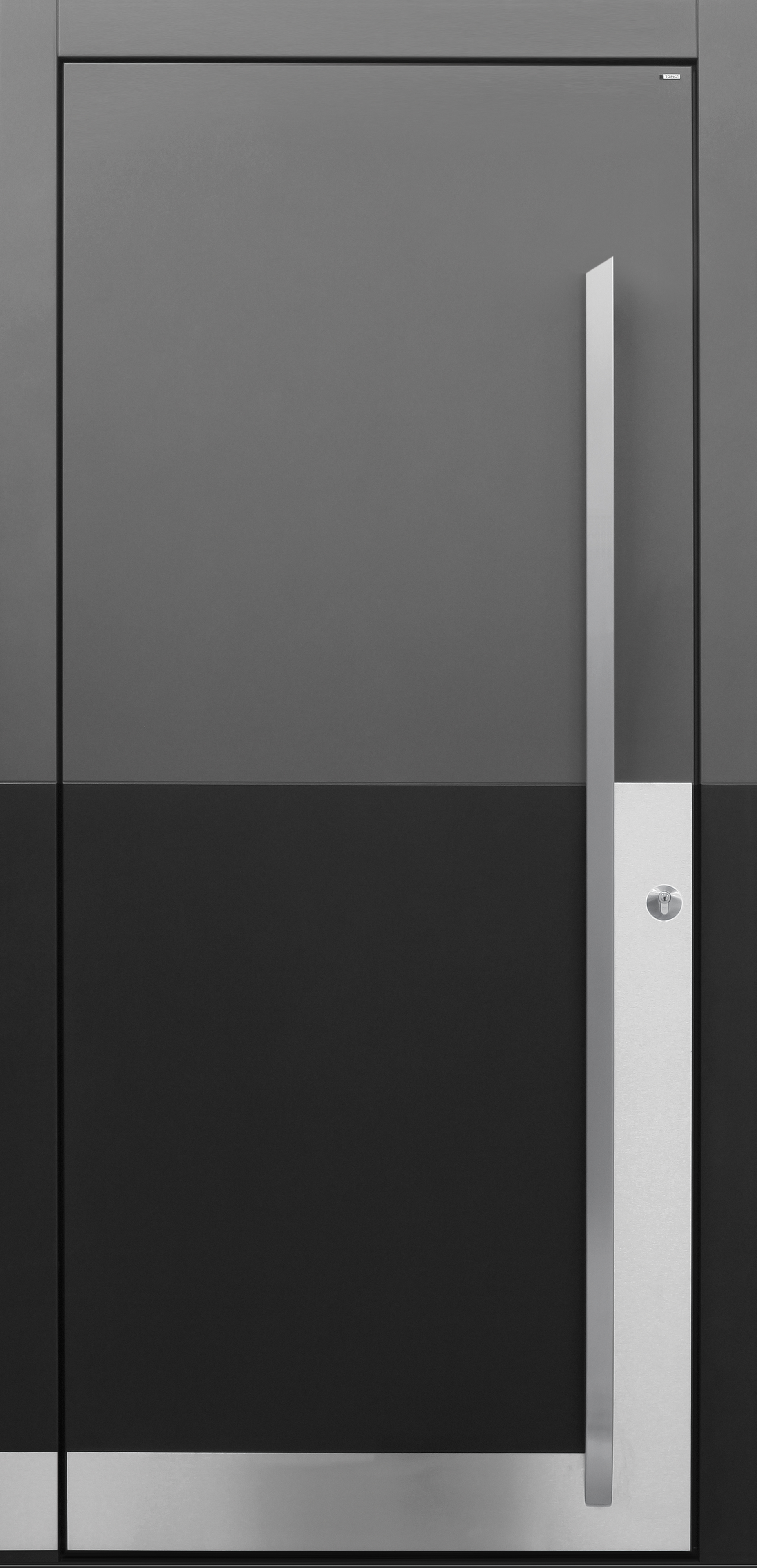 Haustür modern, grau, TOPICcore, Edelstahl, Sicherheitstür, passivhaustauglich, besser als Alu Haustür modern, grau, TOPICcore, Edelstahl, Sicherheitstür, passivhaustauglich, besser als Alu