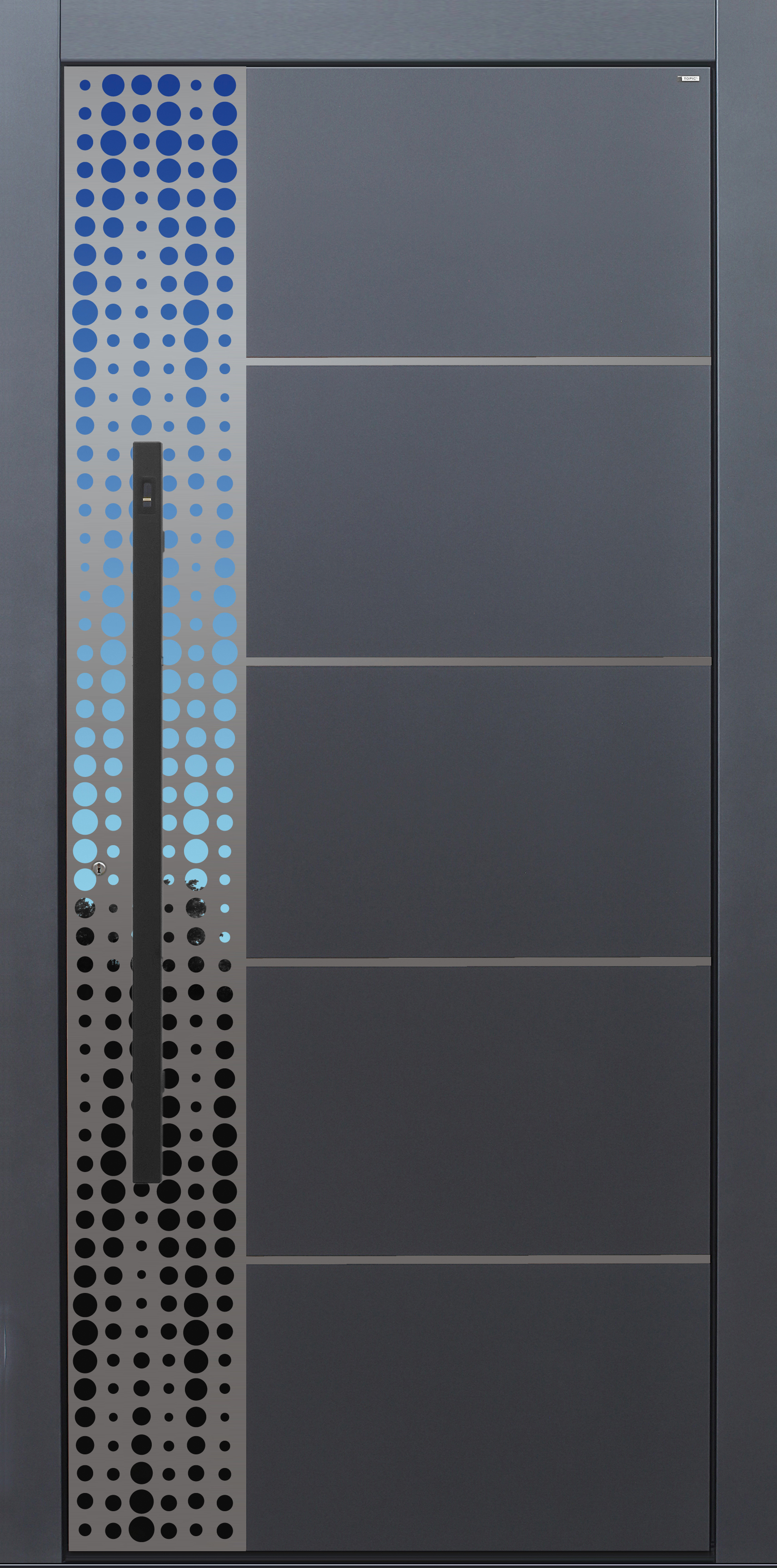 Haustür modern, TOPICcore, Schwarz, Sicherheitstür, passivhaustauglich, besser als Alu Haustür modern, TOPICcore, Schwarz, Sicherheitstür, passivhaustauglich, besser als Alu