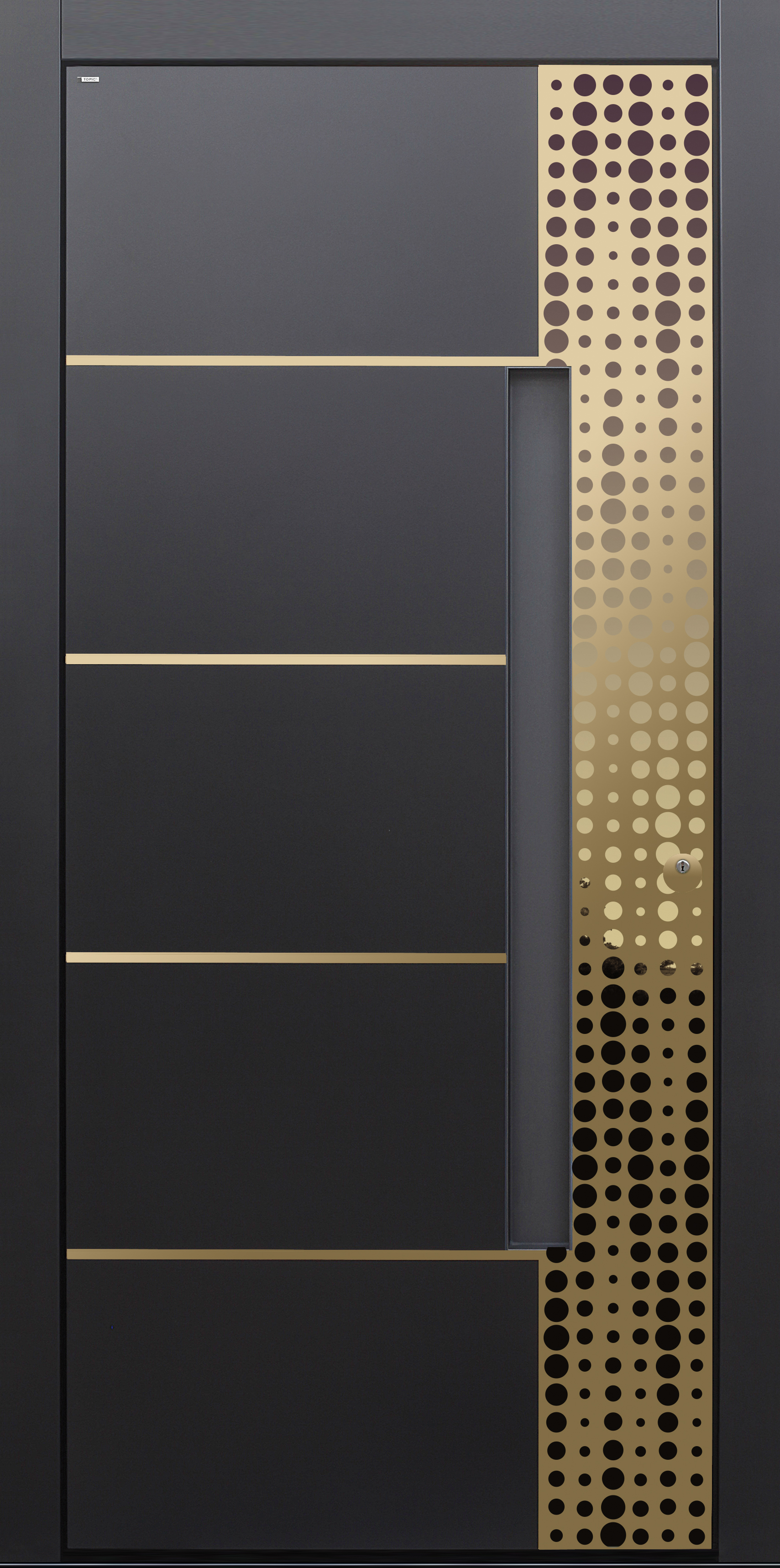 Haustür modern, TOPICcore, Gold, Sicherheitstür, passivhaustauglich, besser als Alu Haustür modern, TOPICcore, Gold, Sicherheitstür, passivhaustauglich, besser als Alu