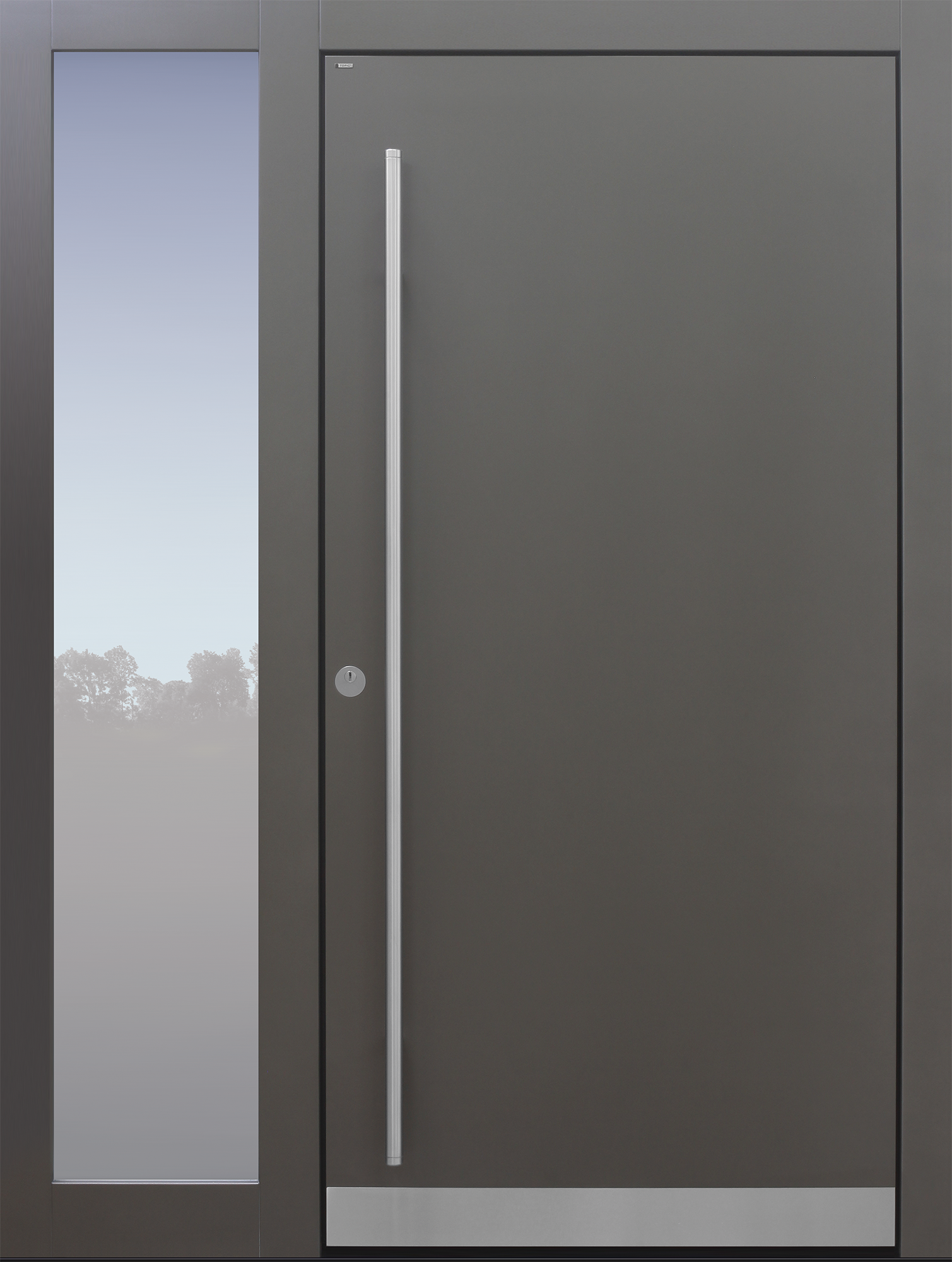 Haustür modern, grau, TOPICcore, Edelstahl, Sicherheitstür, passivhaustauglich, besser als Alu, Glas Haustür modern, grau, TOPICcore, Edelstahl, Sicherheitstür, passivhaustauglich, besser als Alu, Glas