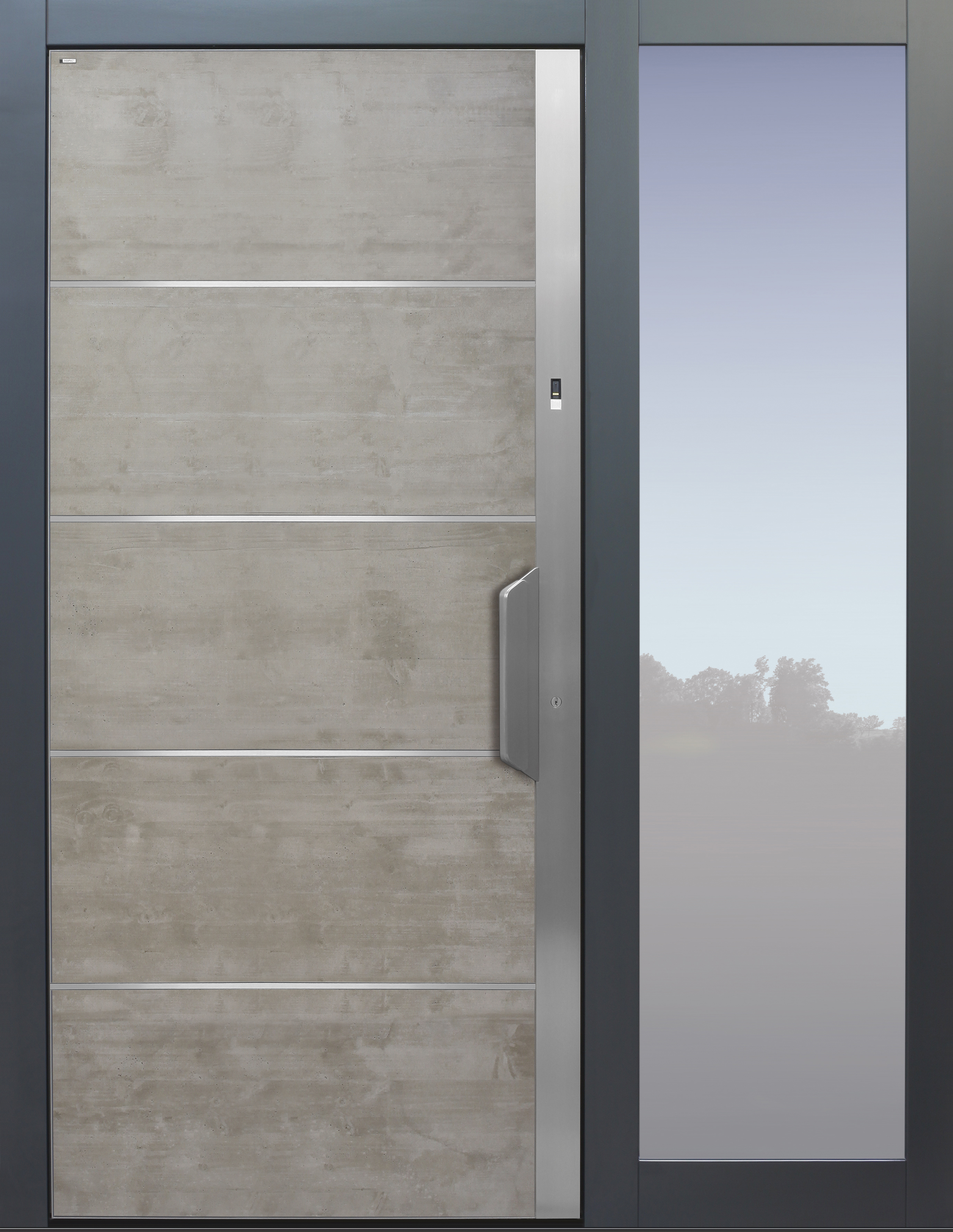 Haustür grau, Edelstahl, Beton, Echtbeton, Sicherheitstür, passivhaustauglich, TOPICcore, besser als Alu, Seitenteil, Glas Haustür grau, Edelstahl, Beton, Echtbeton, Sicherheitstür, passivhaustauglich, TOPICcore, besser als Alu, Seitenteil, Glas