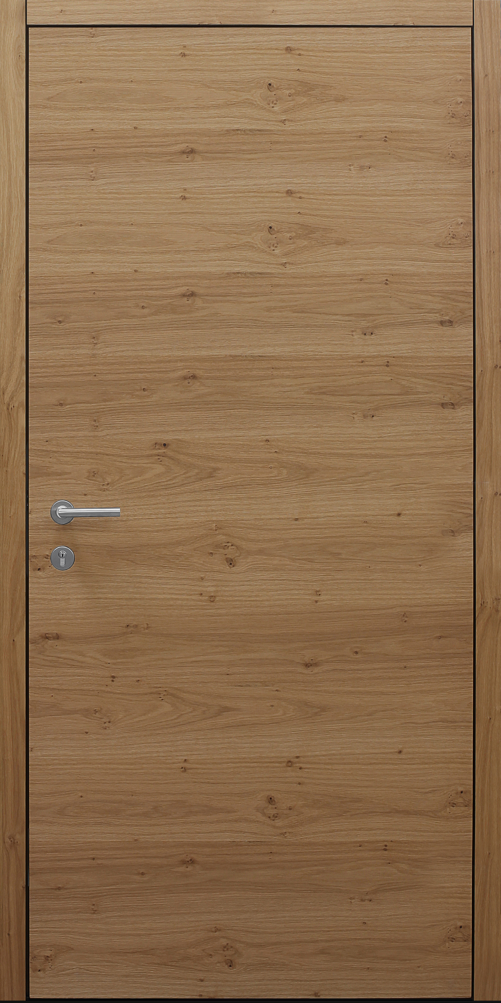 Haustür braun Innenansicht Modell B9 Haustür braun Innenansicht Modell B9
