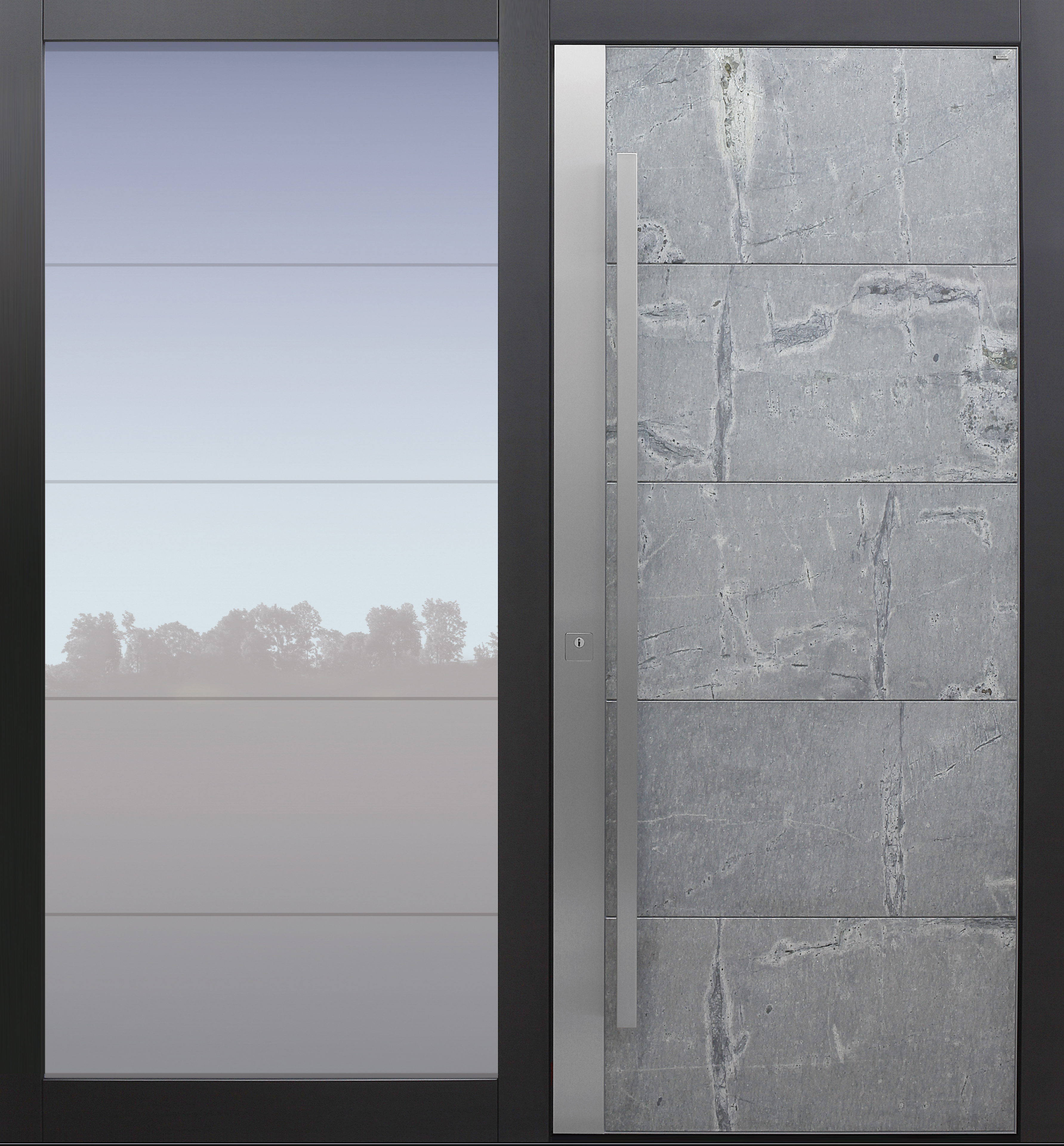 Haustür modern, Himalayastein, TOPICcore, Sicherheitstür, passivhaustauglich, besser als Alu, Glas, Seitenteil, Strasser, Atlantis Haustür modern, Himalayastein, TOPICcore, Sicherheitstür, passivhaustauglich, besser als Alu, Glas, Seitenteil, Strasser, Atlantis