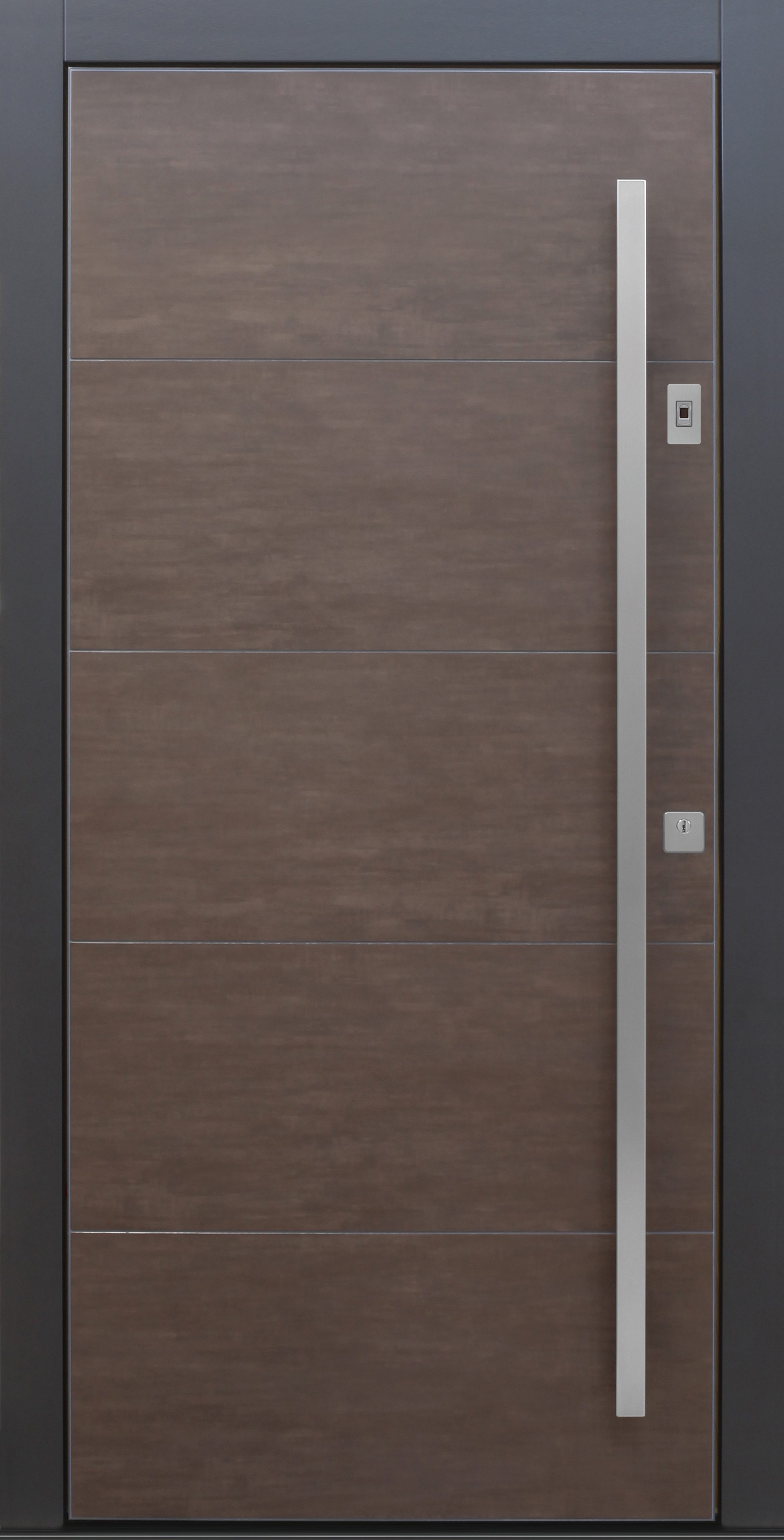 Haustür modern braun anthrazit Keramik, Sicherheitstür, passivhaustauglich, TOPICcore, besser als alu, Fingerprint Haustür modern braun anthrazit Keramik, Sicherheitstür, passivhaustauglich, TOPICcore, besser als alu, Fingerprint