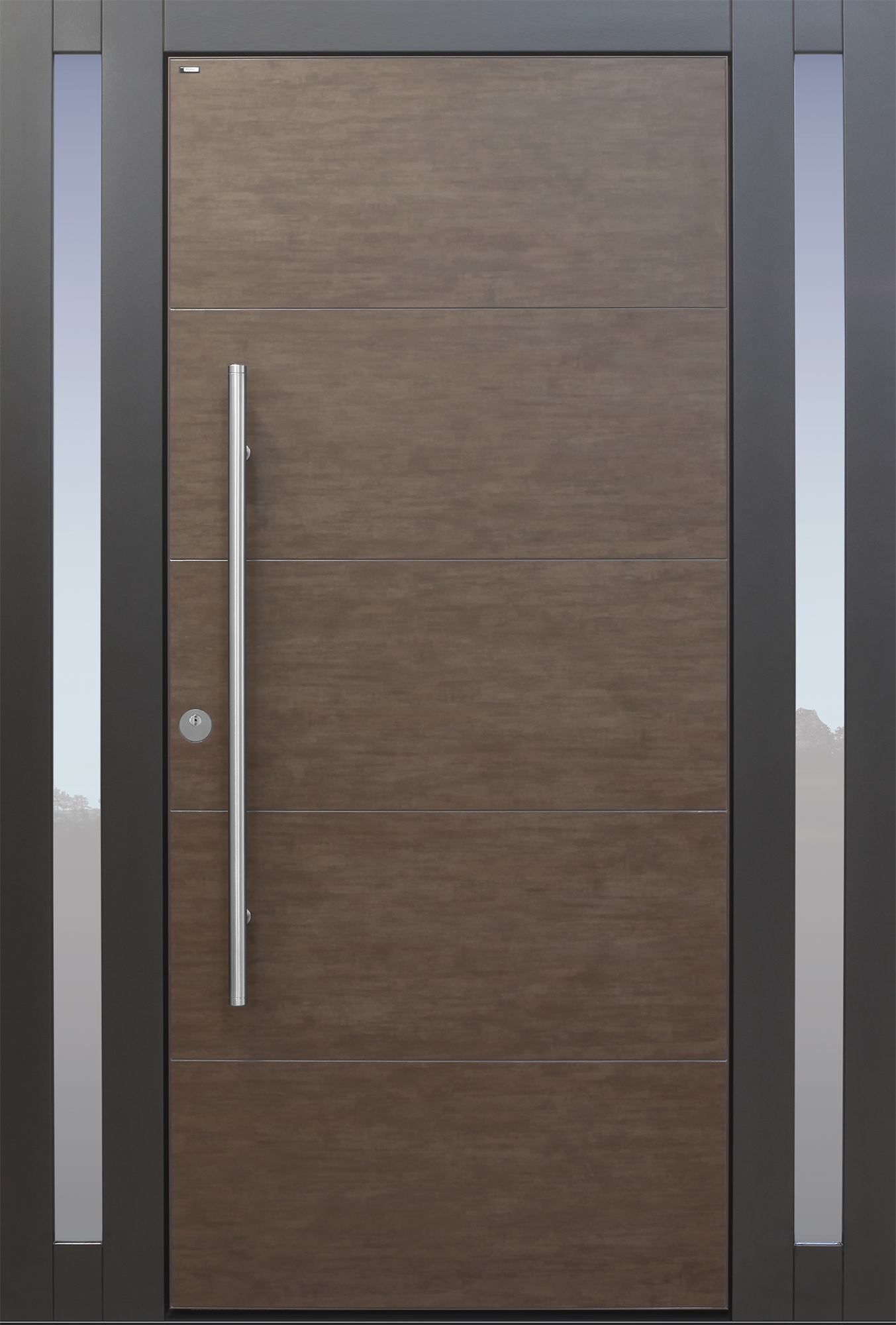 Haustür modern, braun, Keramik, Seitenteil, Sicherheitstür, passivhaustauglich, besser als Alu, Glas Haustür modern, braun, Keramik, Seitenteil, Sicherheitstür, passivhaustauglich, besser als Alu, Glas