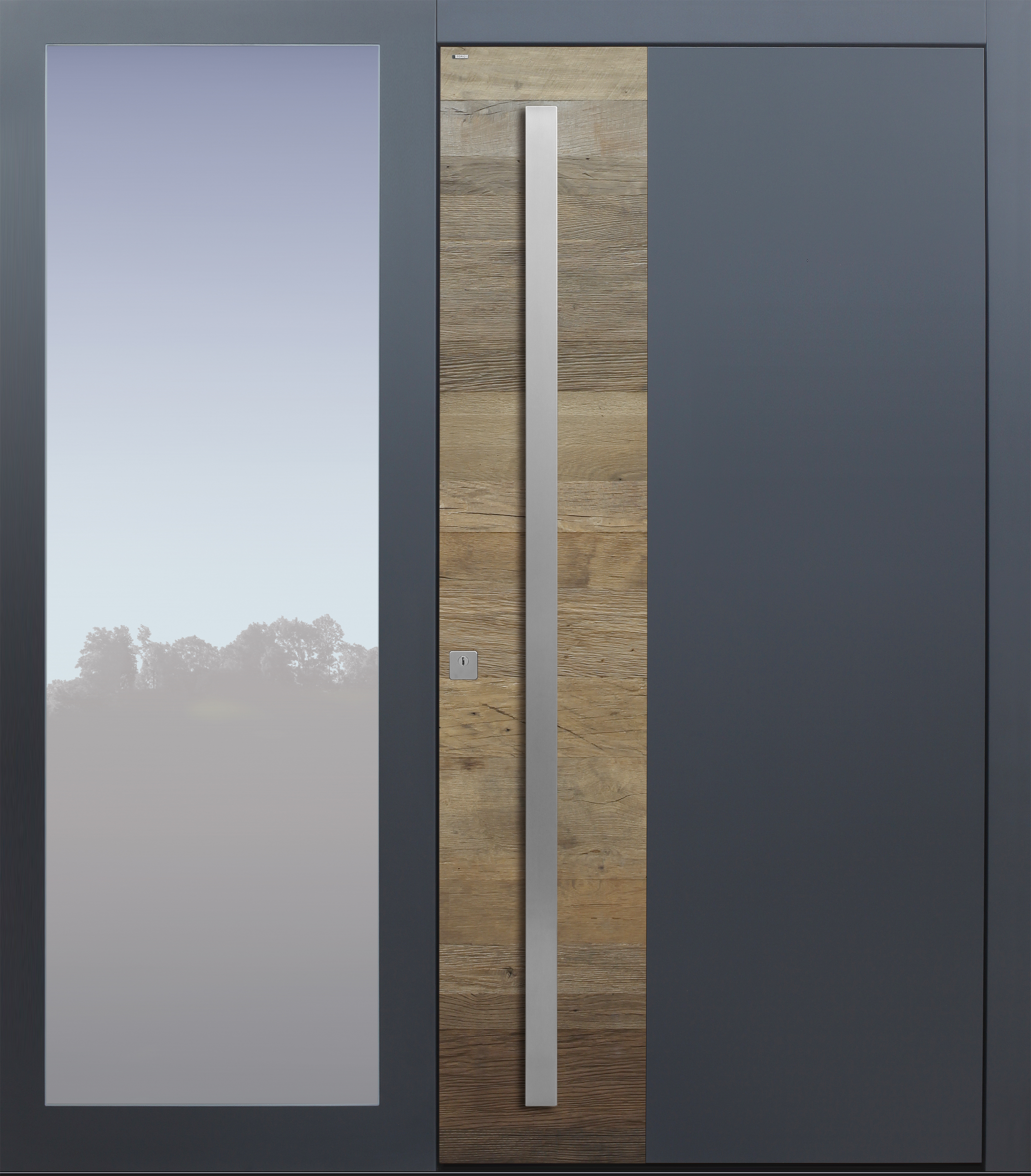 Haustür modern, Altholz, Eiche, Holz, über 300 Jahre, anthrazit, Seitenteil, TOPICcore, Sicherheitstür, passivhaustauglich, besser als Alu, Glas Haustür modern, Altholz, Eiche, Holz, über 300 Jahre, anthrazit, Seitenteil, TOPICcore, Sicherheitstür, passivhaustauglich, besser als Alu, Glas