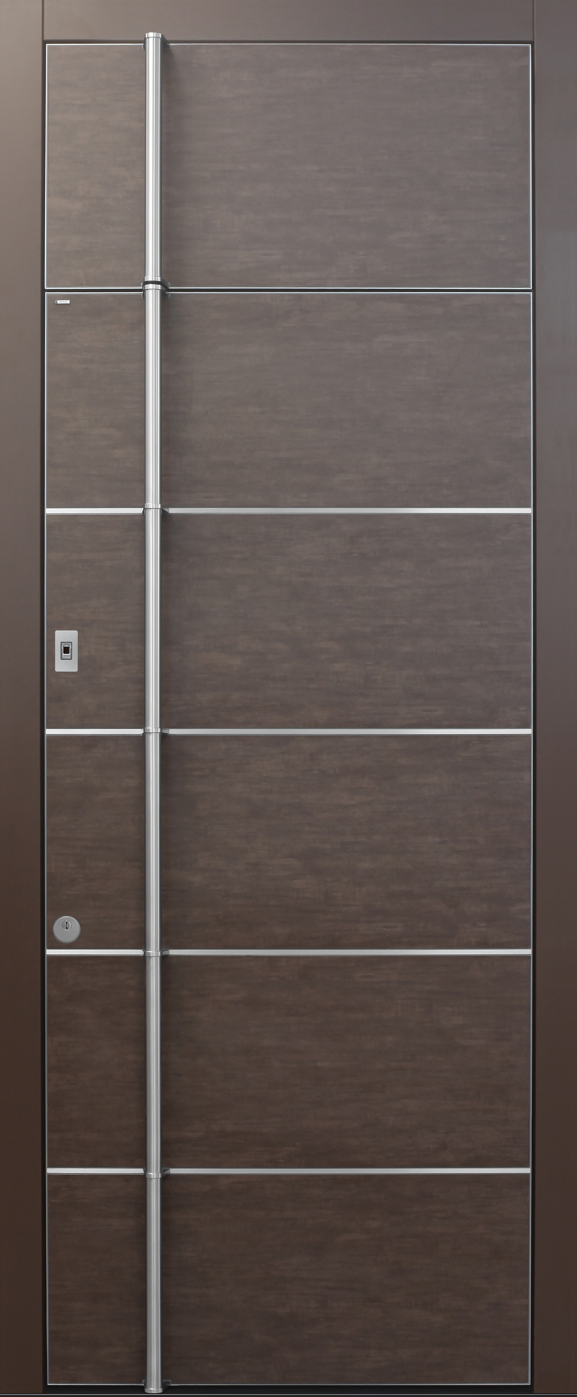 Haustür modern, Keramik, Braun, Sicherheitstür, passivhaustauglich, besser als Alu, Fingerprint Haustür modern, Keramik, Braun, Sicherheitstür, passivhaustauglich, besser als Alu, Fingerprint