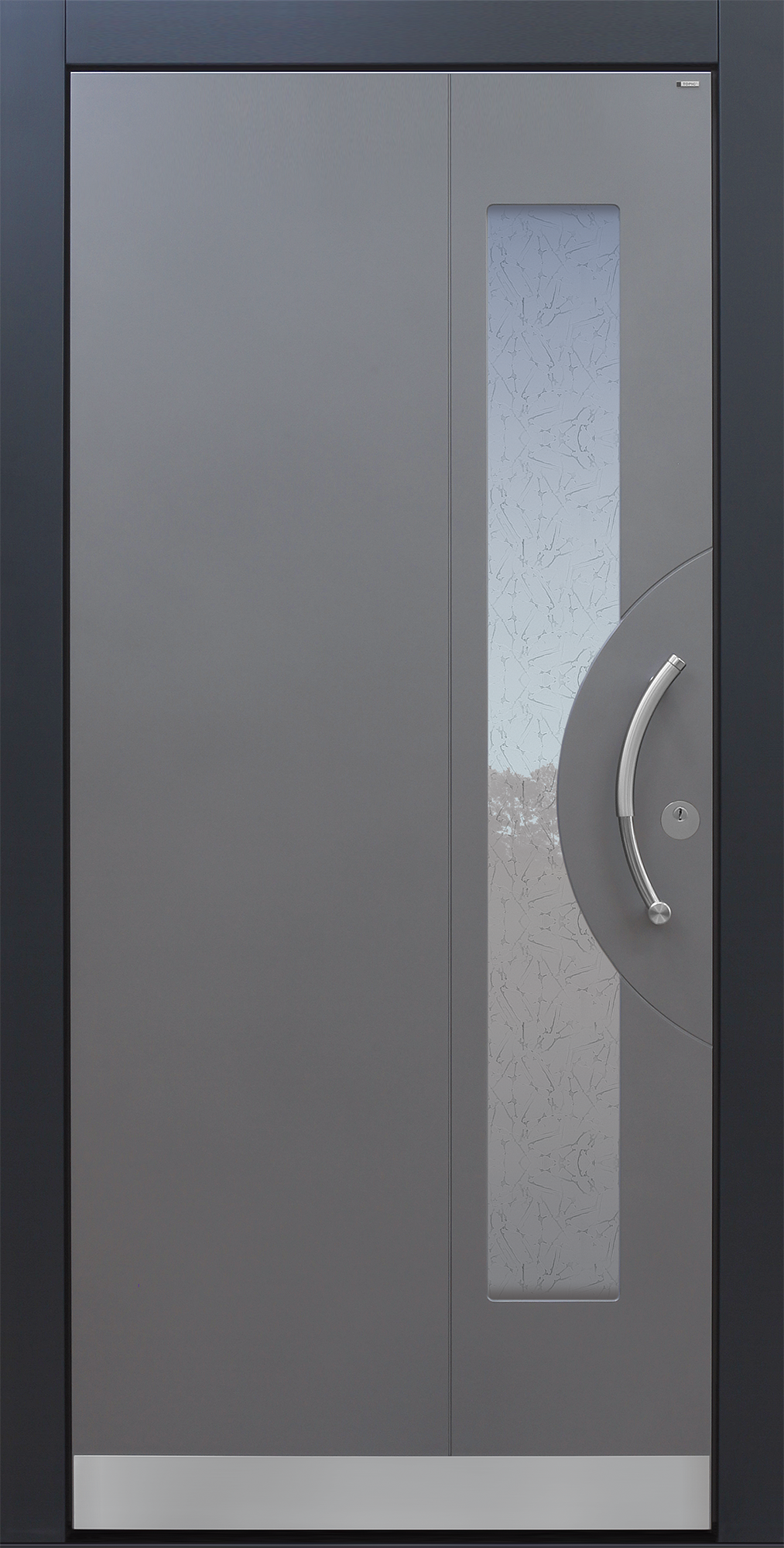 Haustür modern, grau, Topiccore, Sicherheitstür, passivhaustauglich, besser als alu, Glas Haustür modern, grau, Topiccore, Sicherheitstür, passivhaustauglich, besser als alu, Glas
