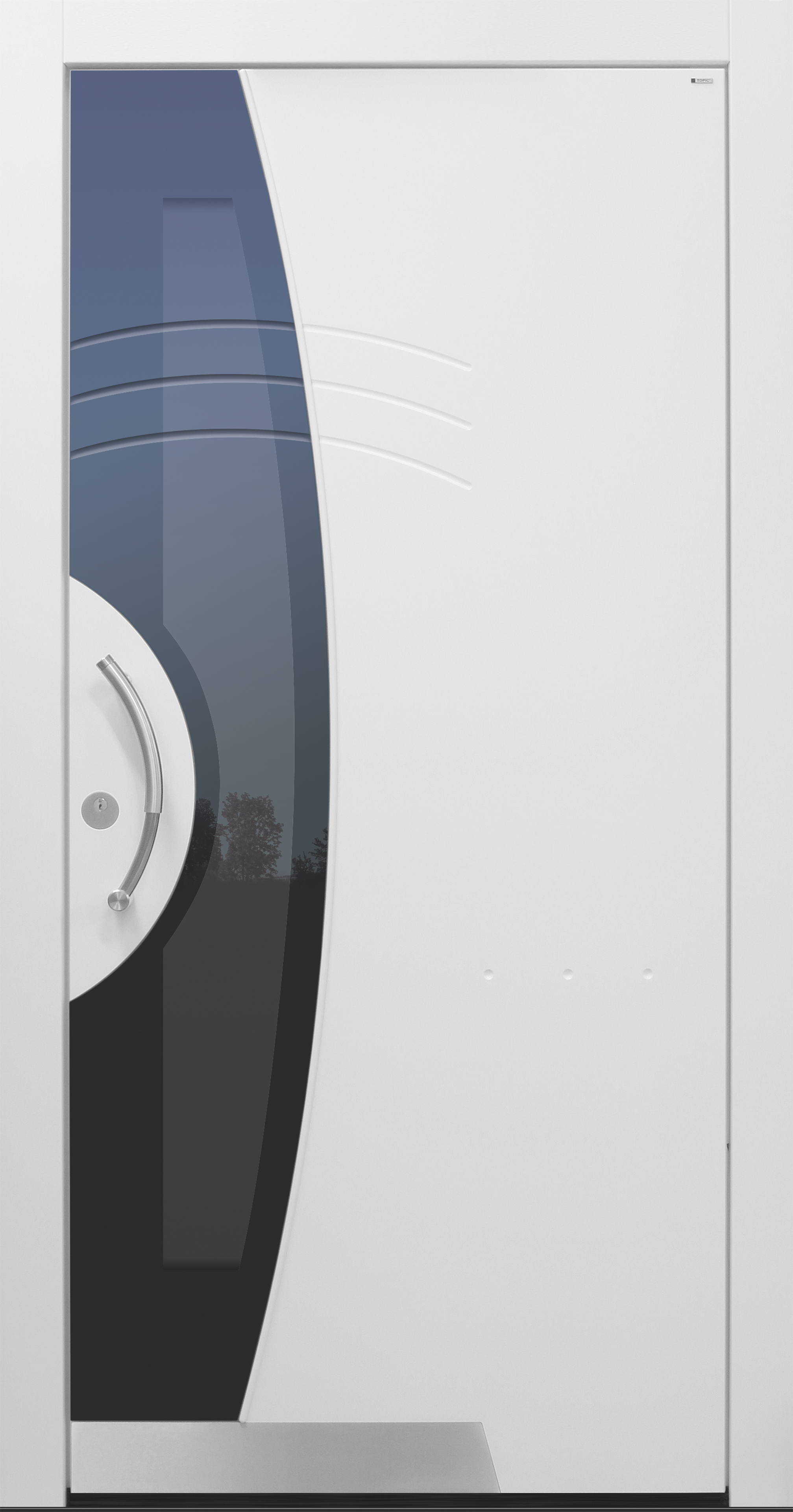 Haustür modern, weiß, TOPICcore, Sicherheitstür, passivhaustauglich, besser als Alu, Glas Haustür modern, weiß, TOPICcore, Sicherheitstür, passivhaustauglich, besser als Alu, Glas
