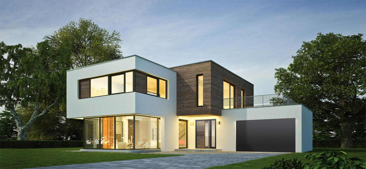 TOPIC Altholz Haustüre Anwendung Einbau modernes Haus