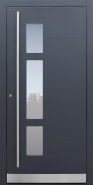 Haustür anthrazit mit Option Designpaket Modell A250