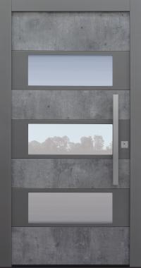 Haustür Exterior Skyline mit Option 2. Farbe Modell B17