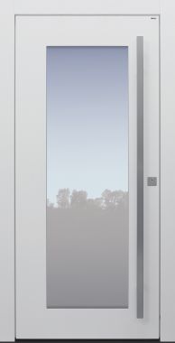 Haustür modern, TOPICcore, weiß, Sicherheitstür, passivhaustauglich, besser als Alu, Glas