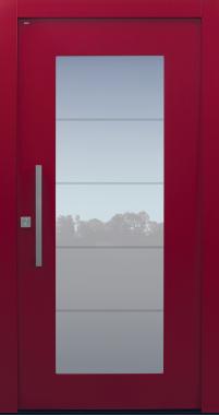 Haustür rot Modell B34