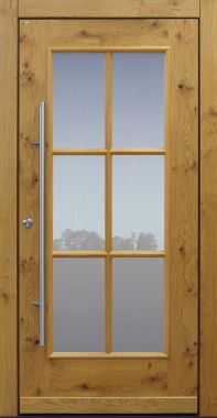 Haustür, Landhaus klassisch rustikal, Eiche, Holz, Sicherheitstür, passivhaustauglich