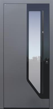 Haustür grau Kollektion Smart mit Fingerprint Modell Smart02-T2