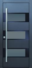 Haustür modern, TOPICcore, anthrazit, grau, Sicherheitstür, passivhaustauglich, besser als alu, Glas  