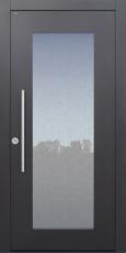 Haustür anthrazit mit Glas Uadi Modell B34